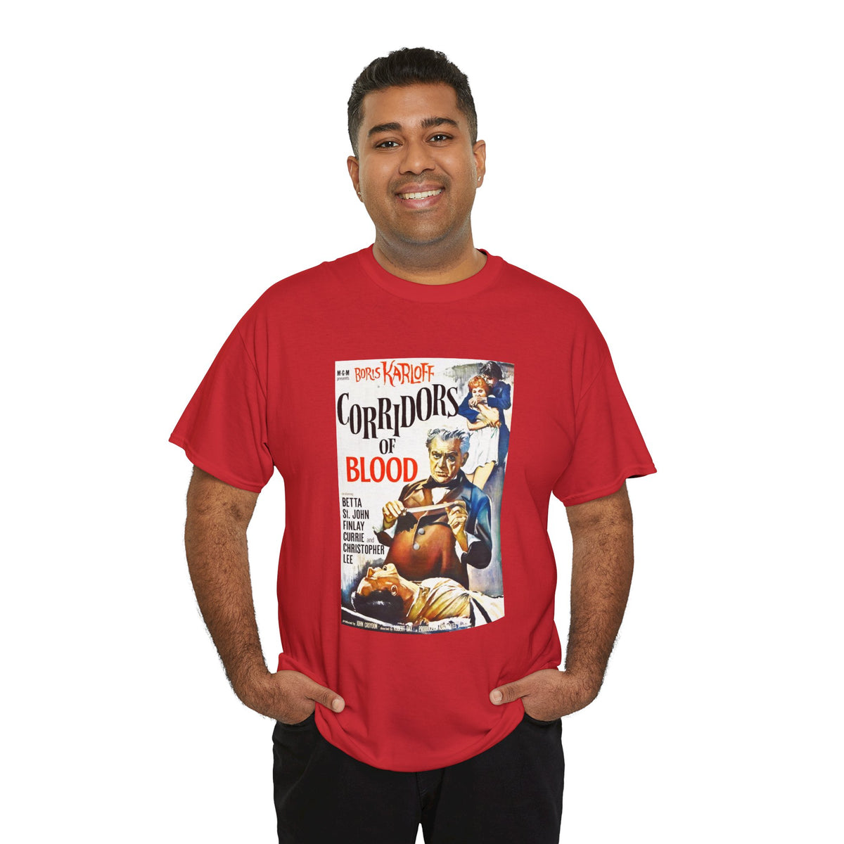 Vintage Horror Movie Poster - Corridors of Blood Tee