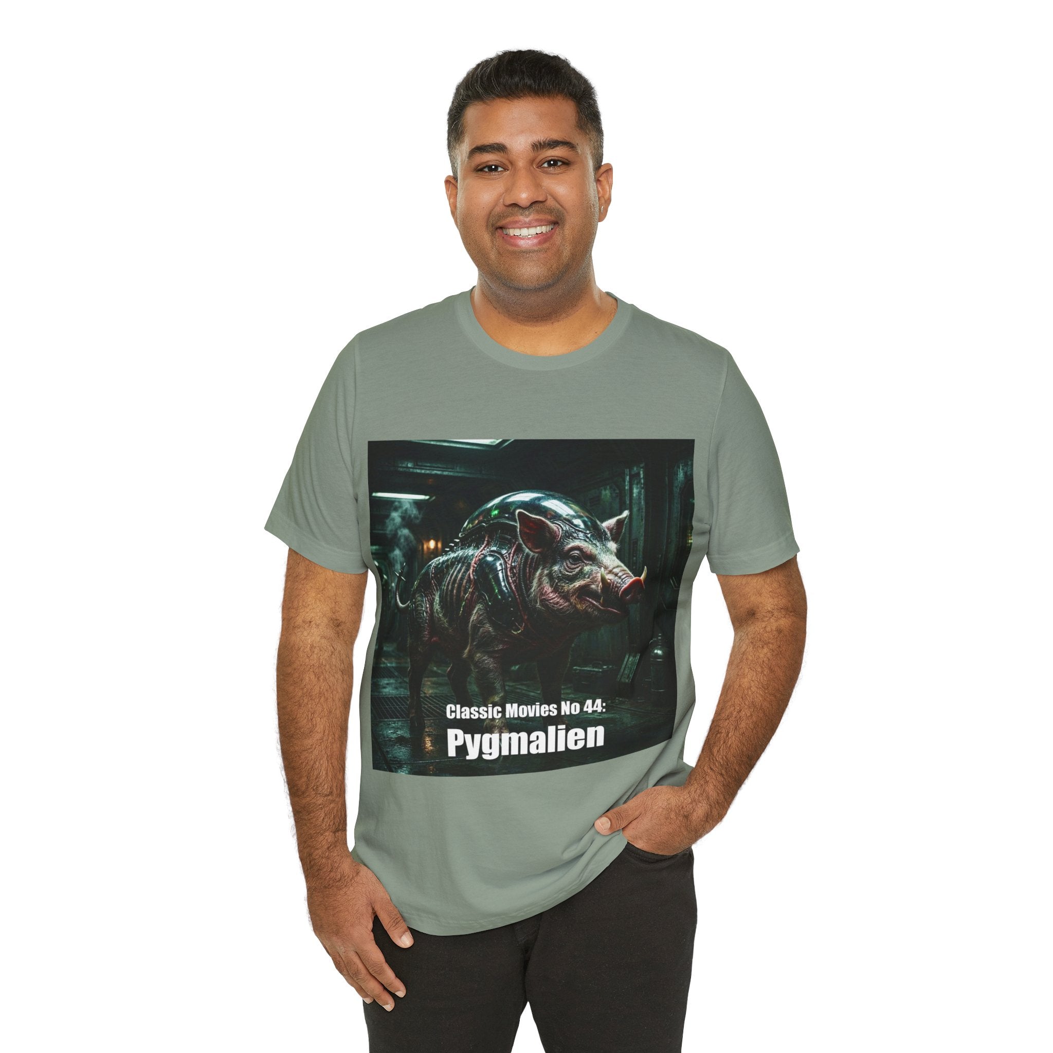 Classic Movies No 44 - Pygmalien Tee | Sci-Fi Creature Illustration