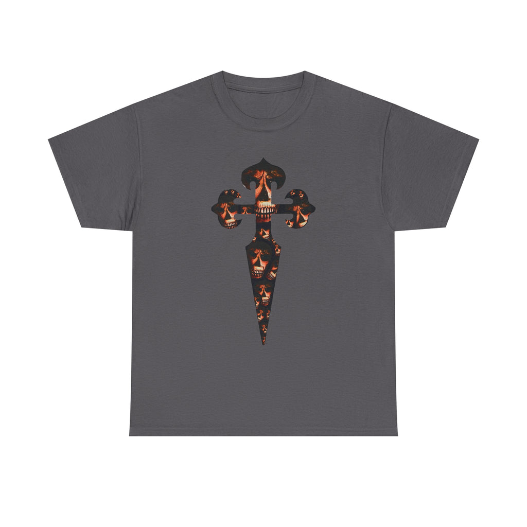 Celtic Skull Dagger Graphic Tee — Gothic Horror Print