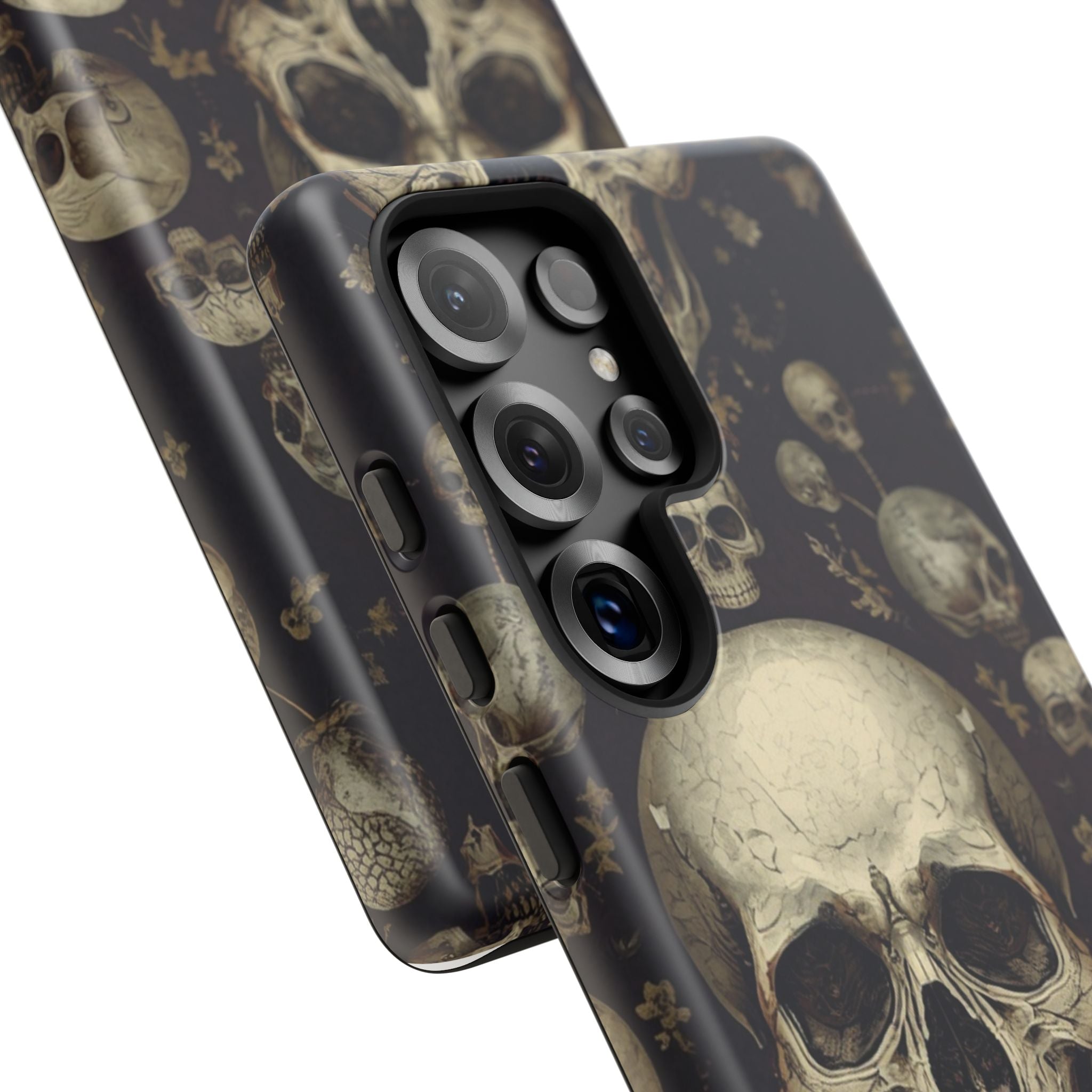 Skull Pattern Phone Case — Gothic Vintage Skull Design for iPhone