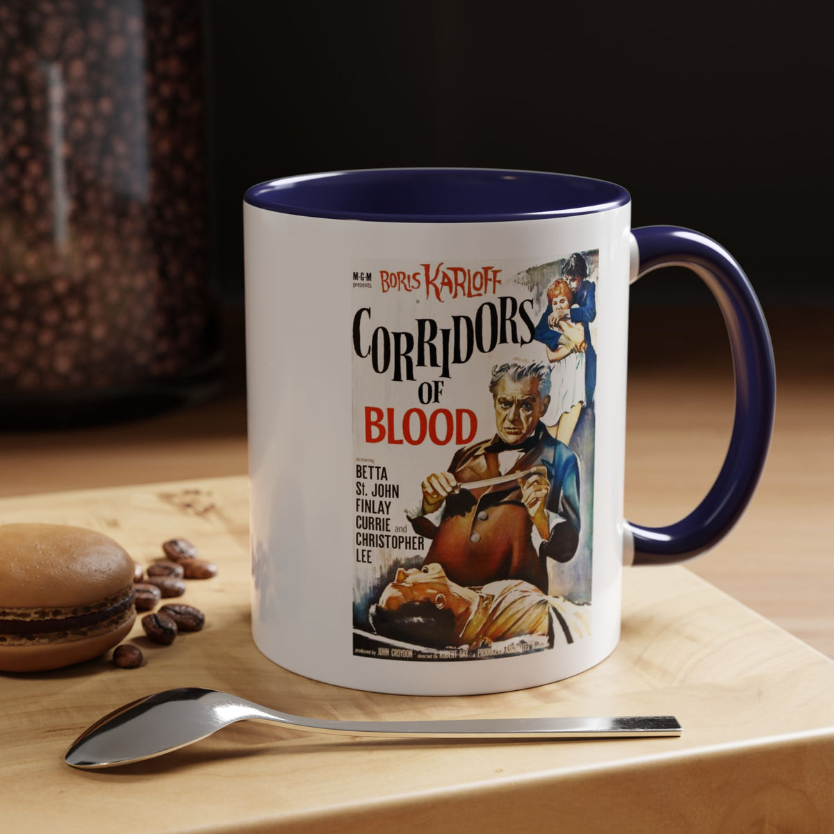Vintage Horror Movie Poster - Corridors of Blood Mug (11/15oz)