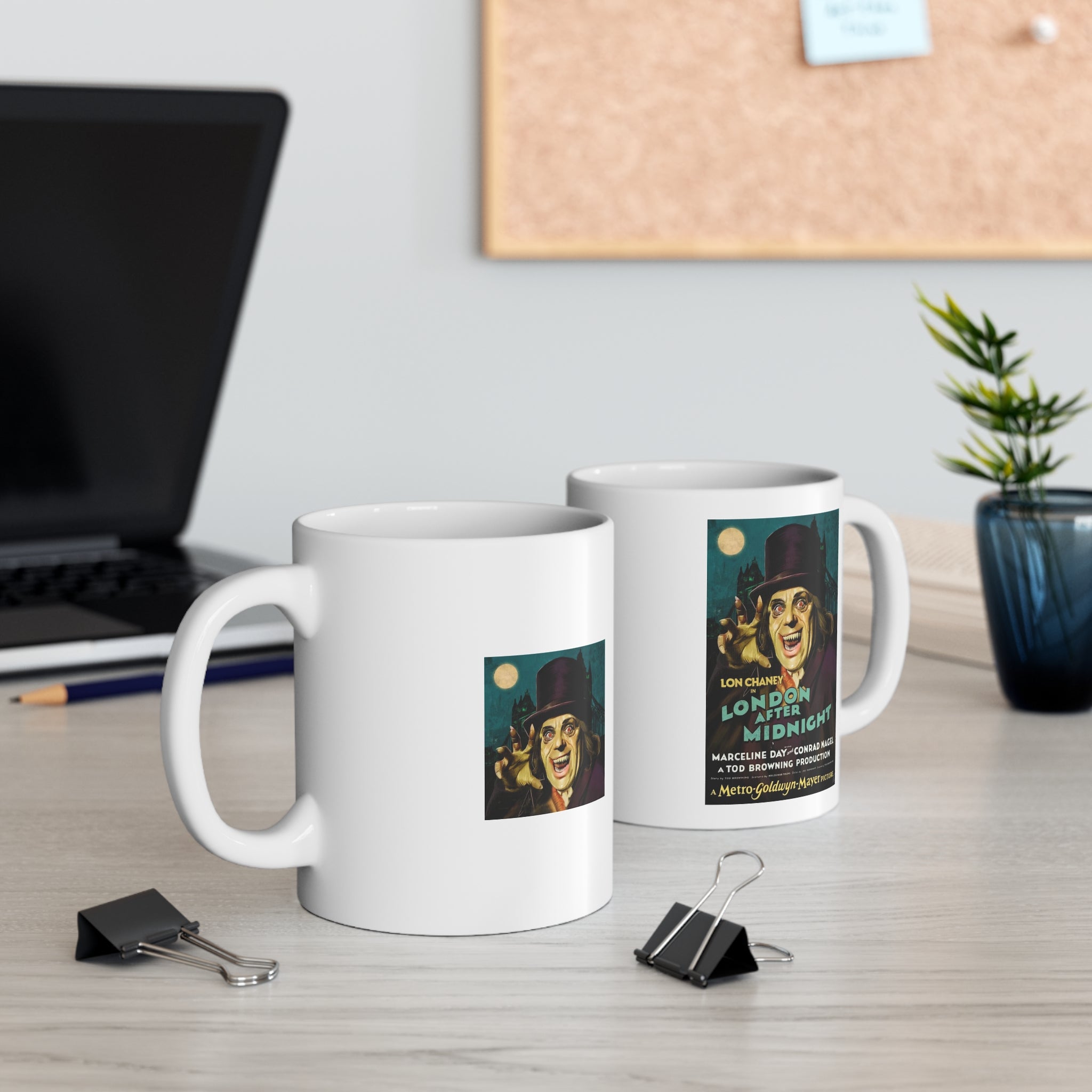 London After Midnight Film Poster Coffee Cup
