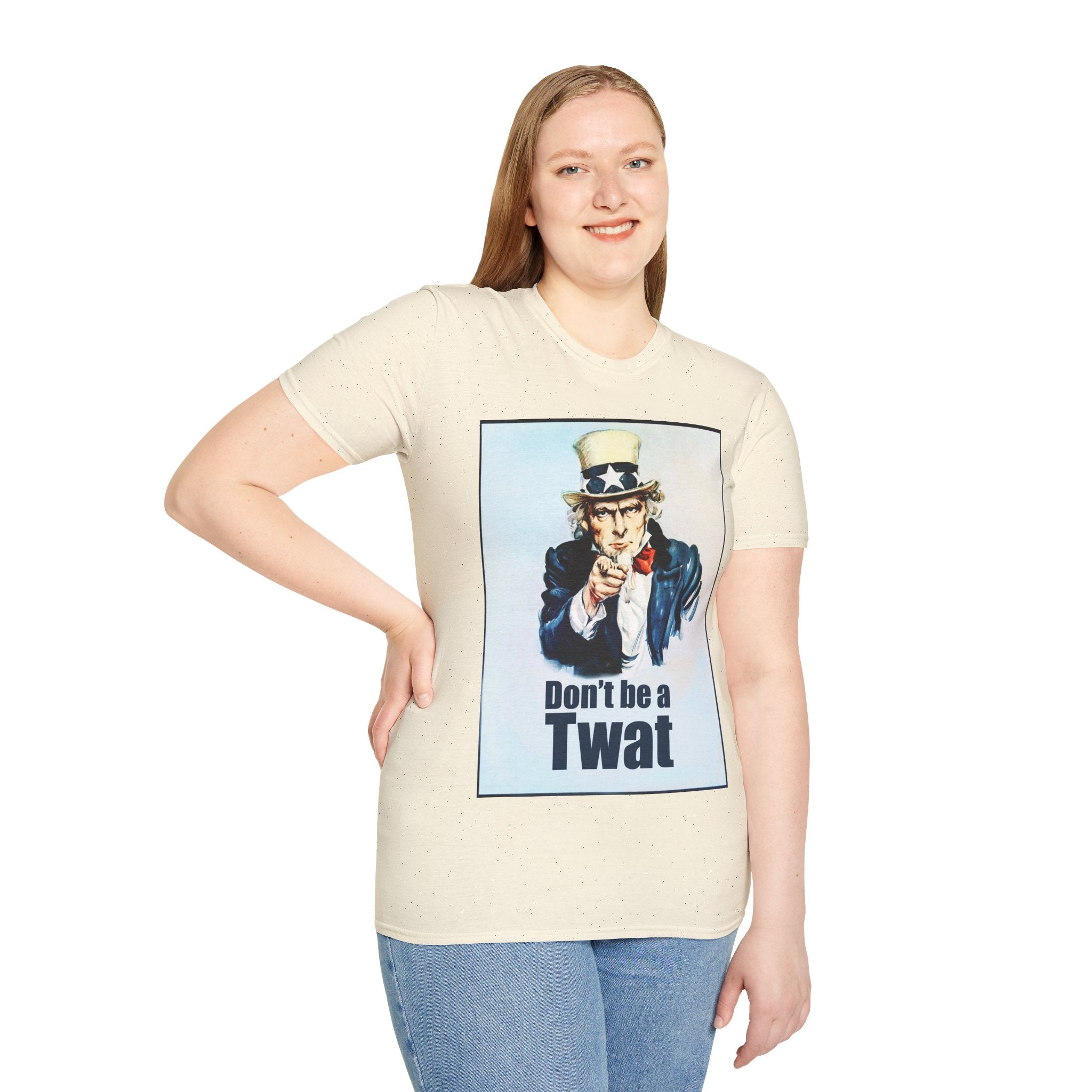 Uncle Sam Don't Be a Twat T-Shirt | Political Satire Tee