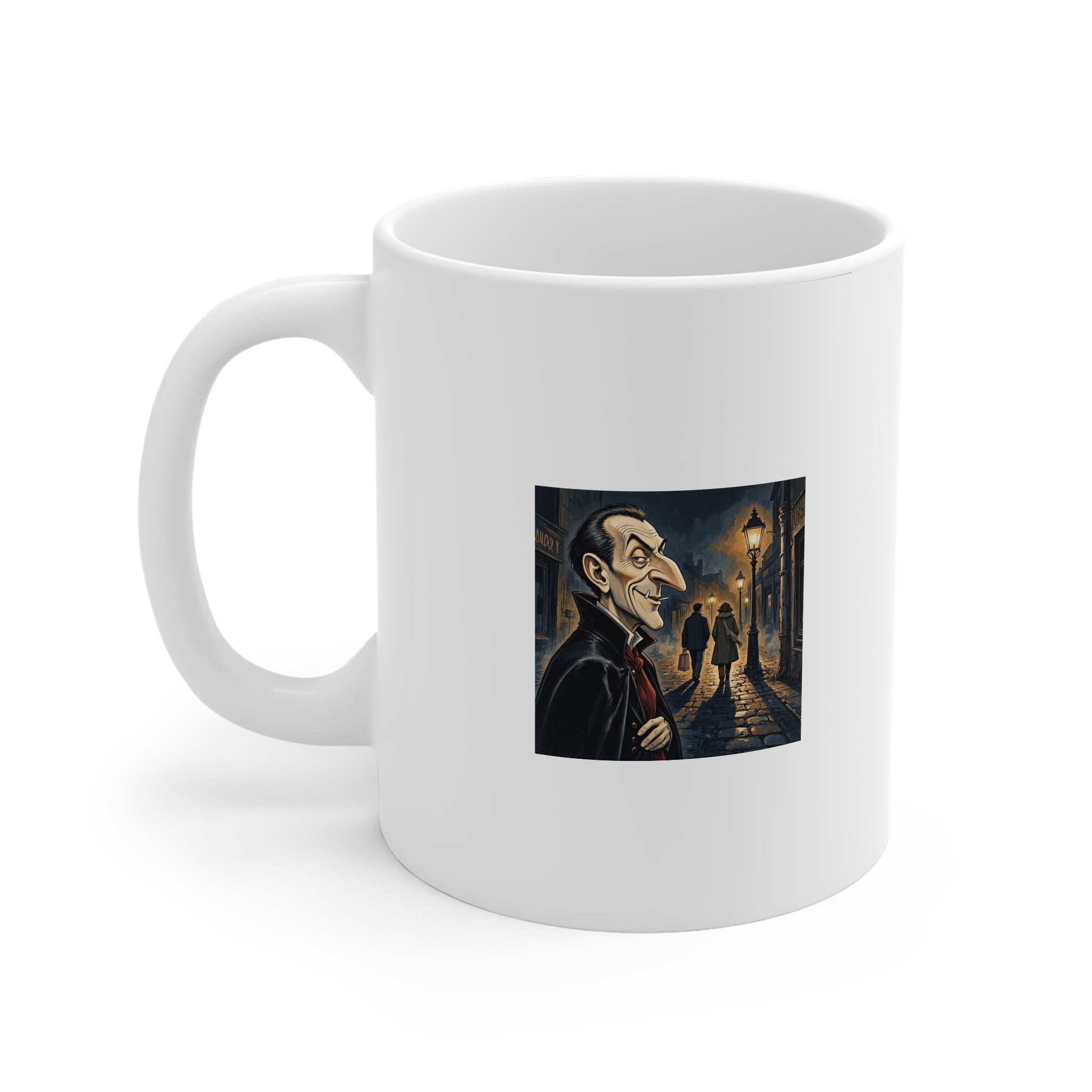Classic Movies No 19 - Noseferatu Noir Illustration Coffee Cup