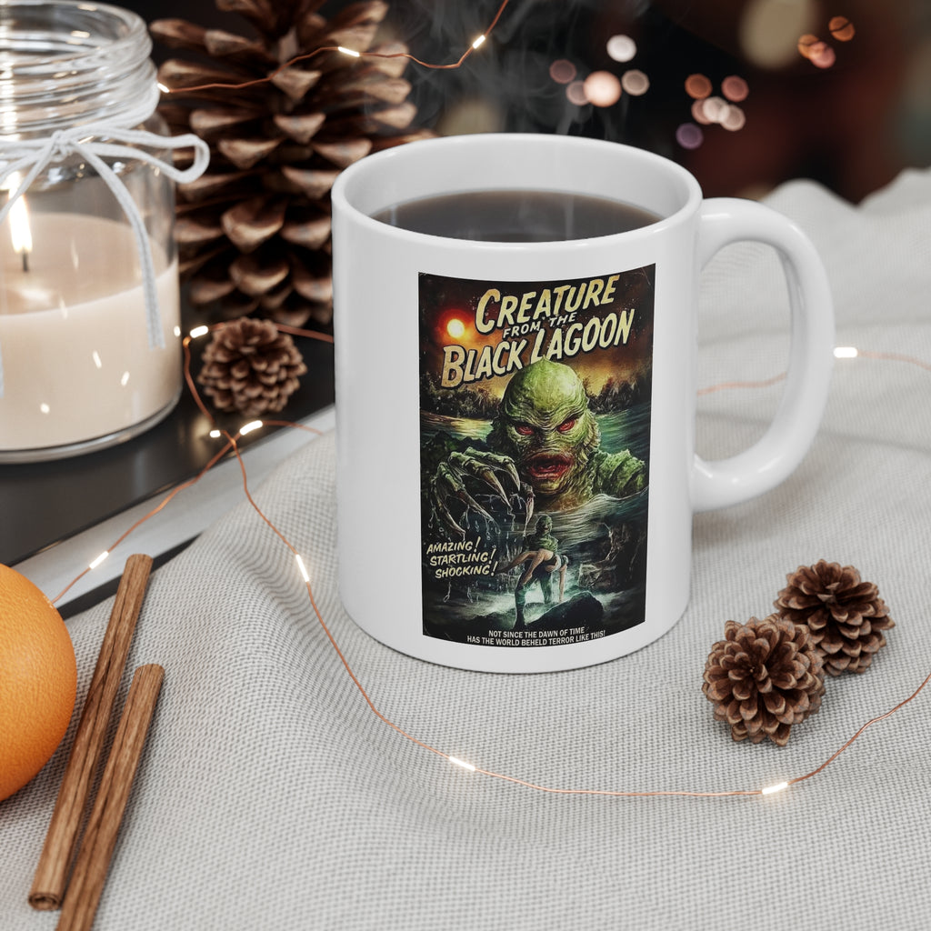 Creature from the Black Lagoon Mug - Classic Vintage Horror Movie Poster 11oz