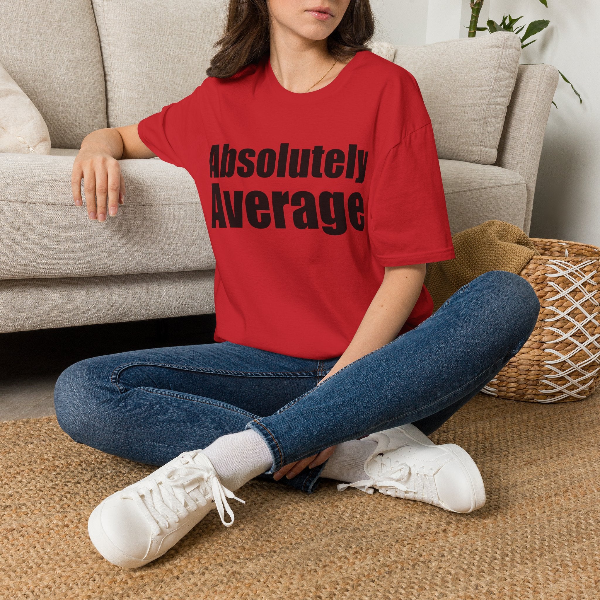 Absolutely Average T-Shirt — Funny Minimalist Graphic Tee