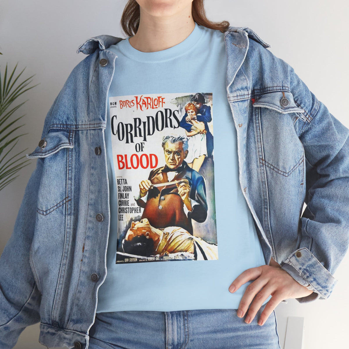 Vintage Horror Movie Poster - Corridors of Blood Tee