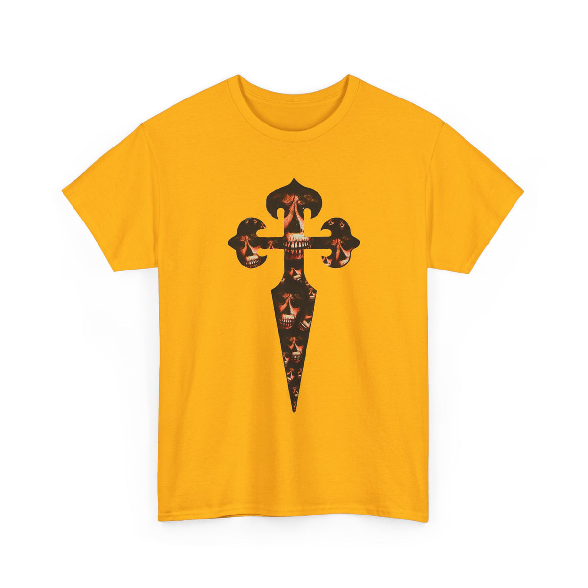 Celtic Skull Dagger Graphic Tee — Gothic Horror Print