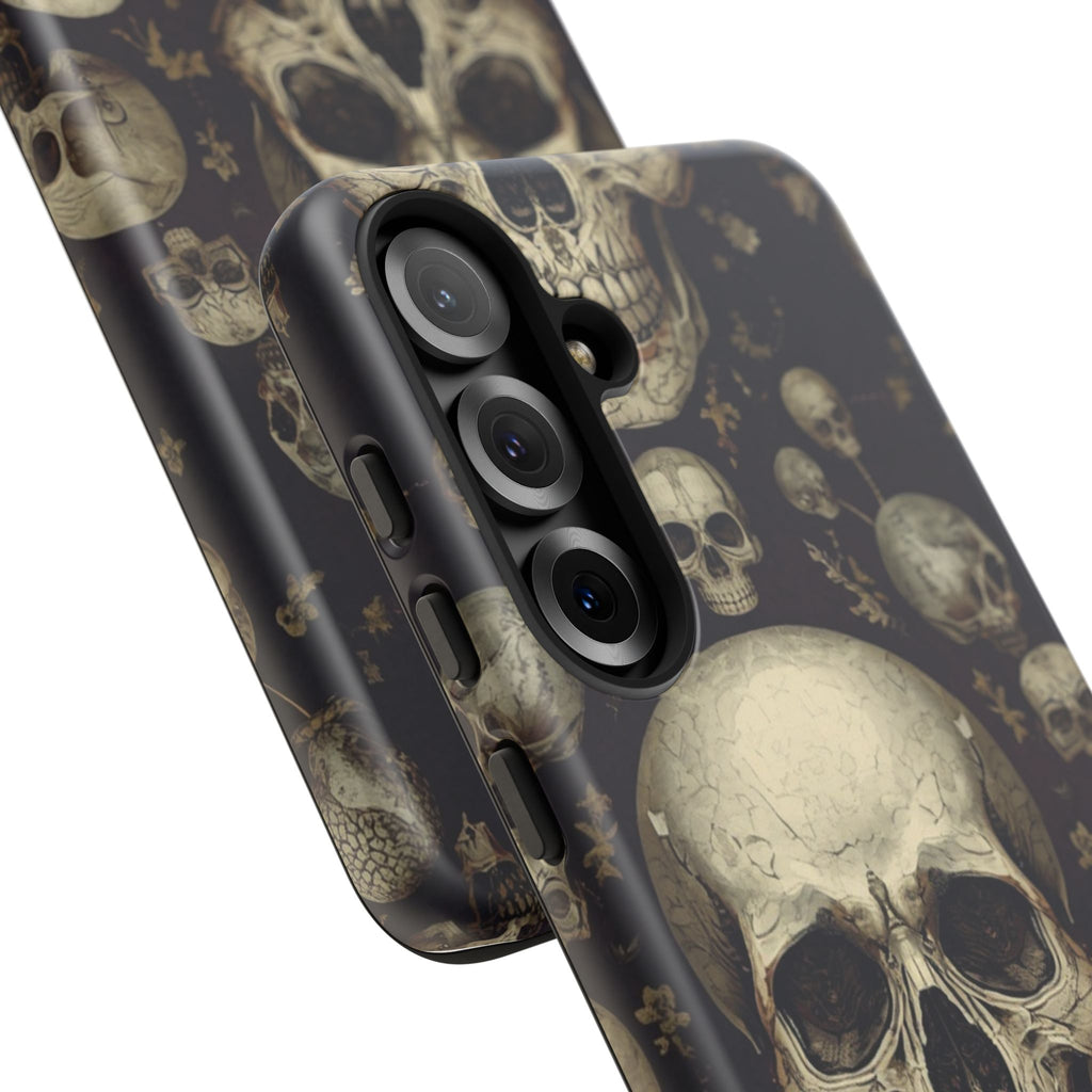 Skull Pattern Phone Case — Gothic Vintage Skull Design for iPhone