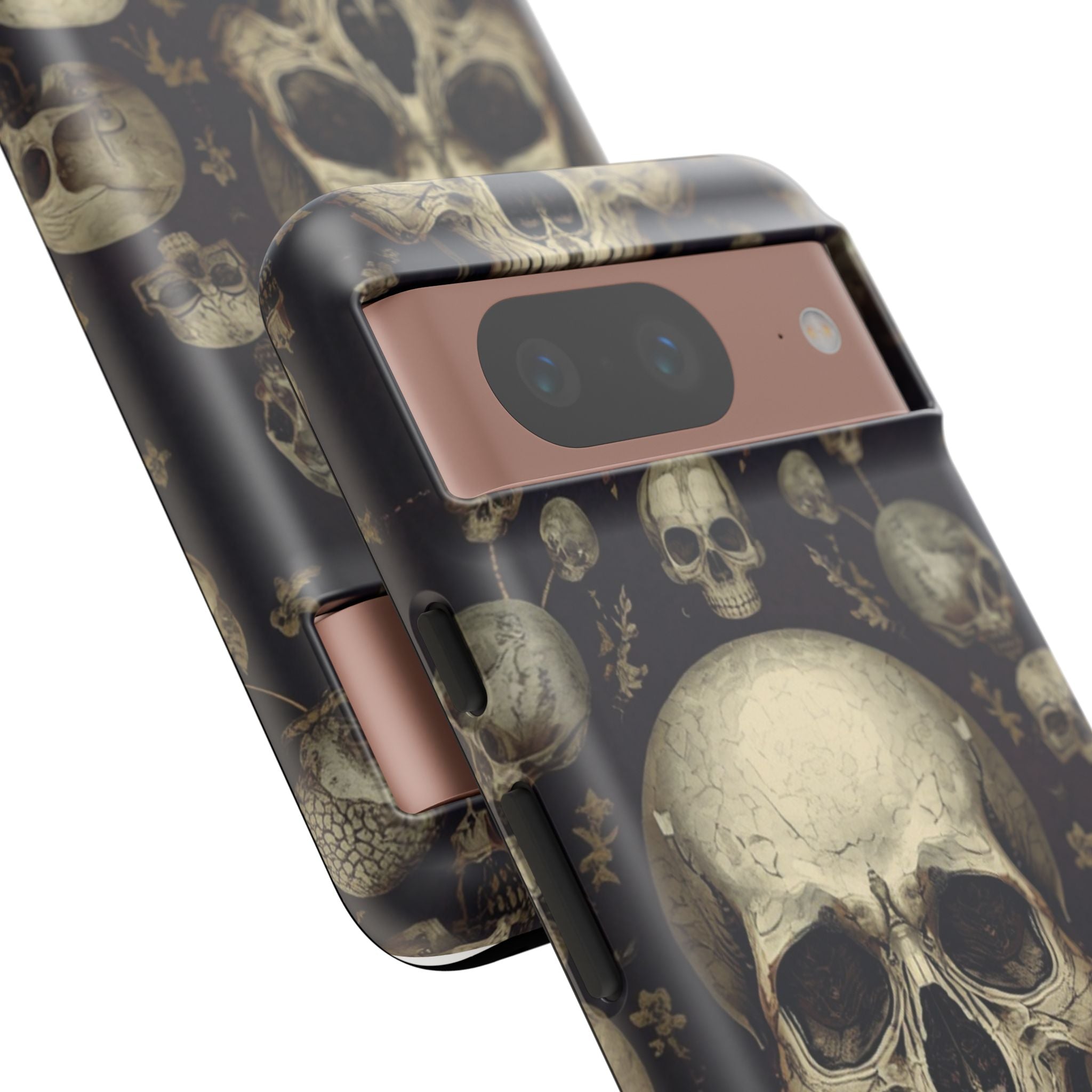 Skull Pattern Phone Case — Gothic Vintage Skull Design for iPhone