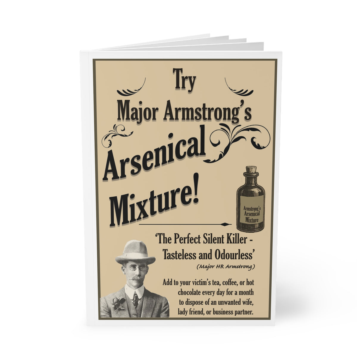 Arsenical Mixture Vintage Ad A5 Softcover Notebook