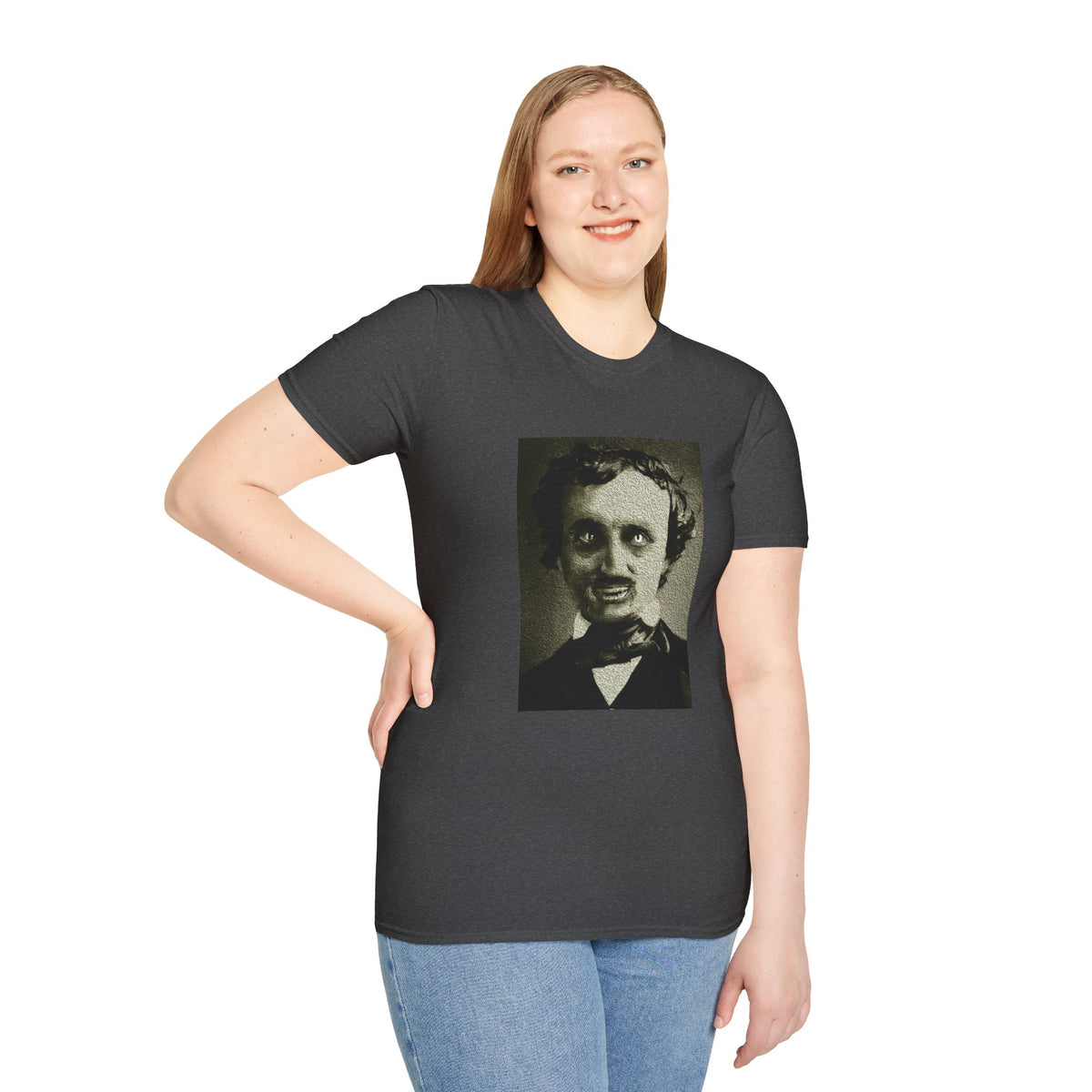 Edgar Allan Poe Vampire Portrait T-Shirt