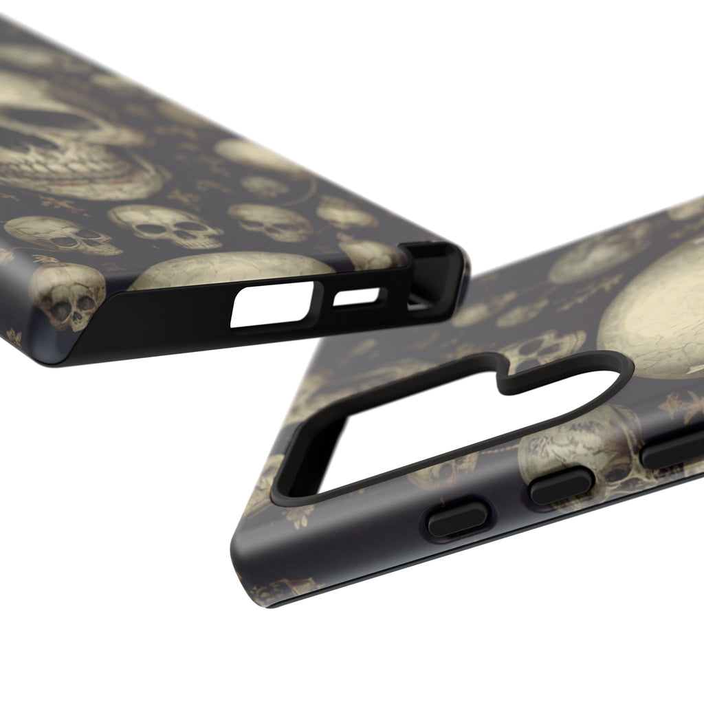 Skull Pattern Phone Case — Gothic Vintage Skull Design for iPhone