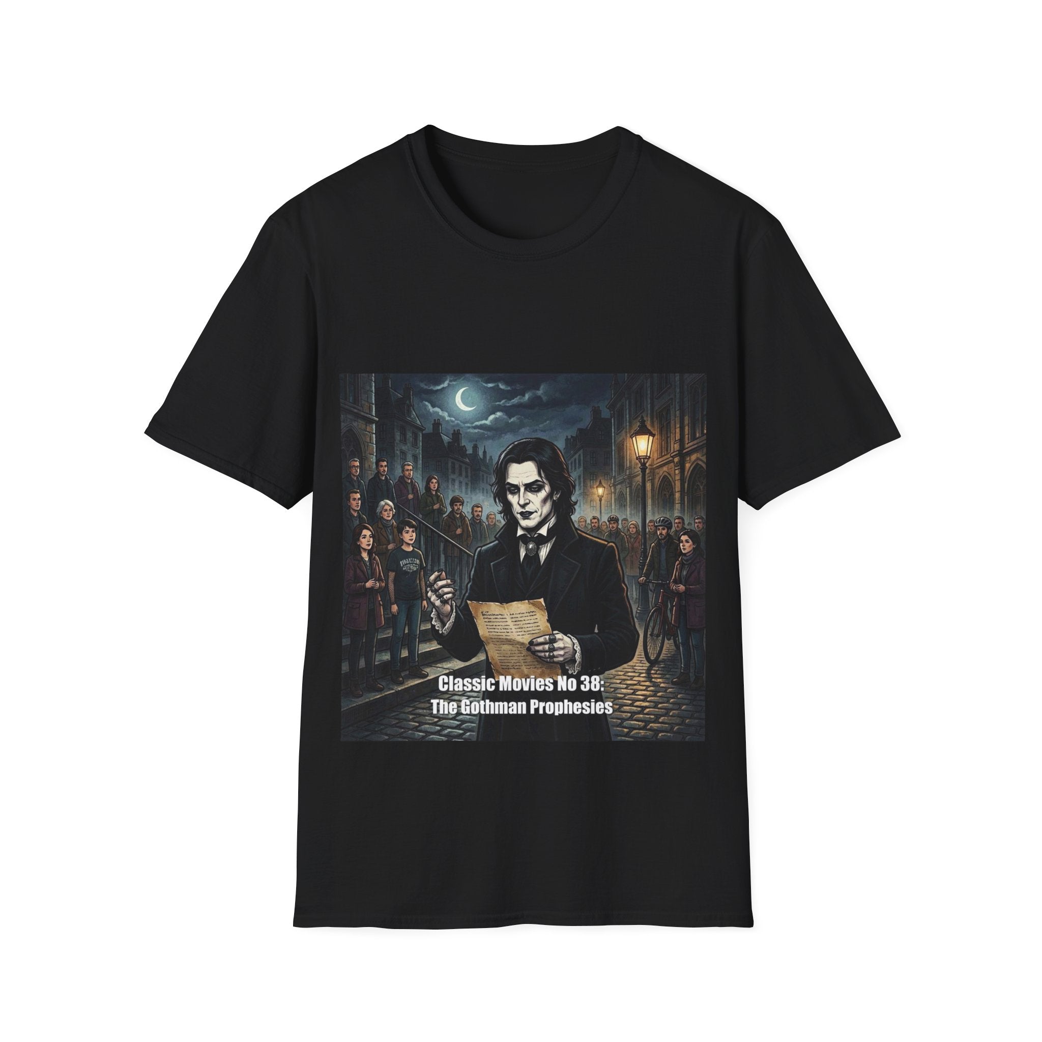 Classic Movies No 38 - The Gothman Prophecies T-Shirt | Vintage Horror Portrait Tee