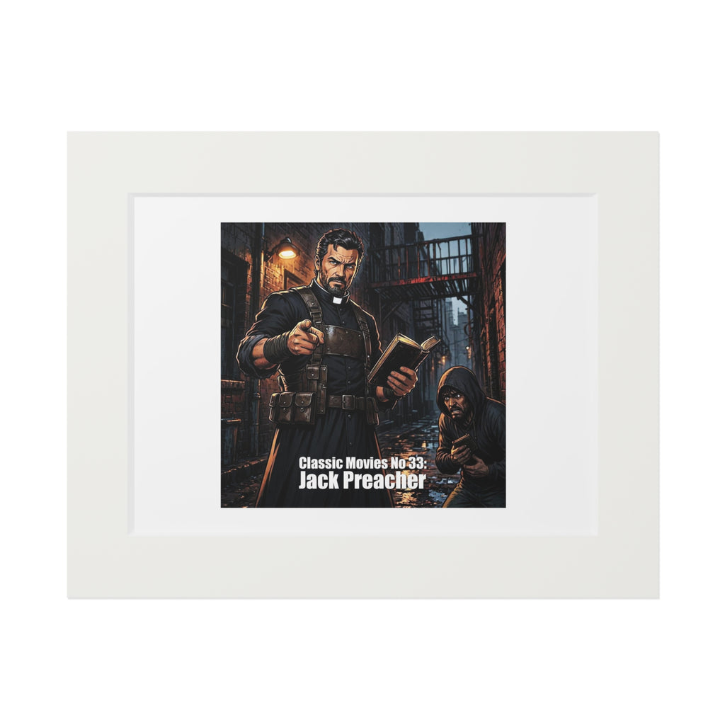 Jack Preacher Fine Art Print with Passepartout Frame