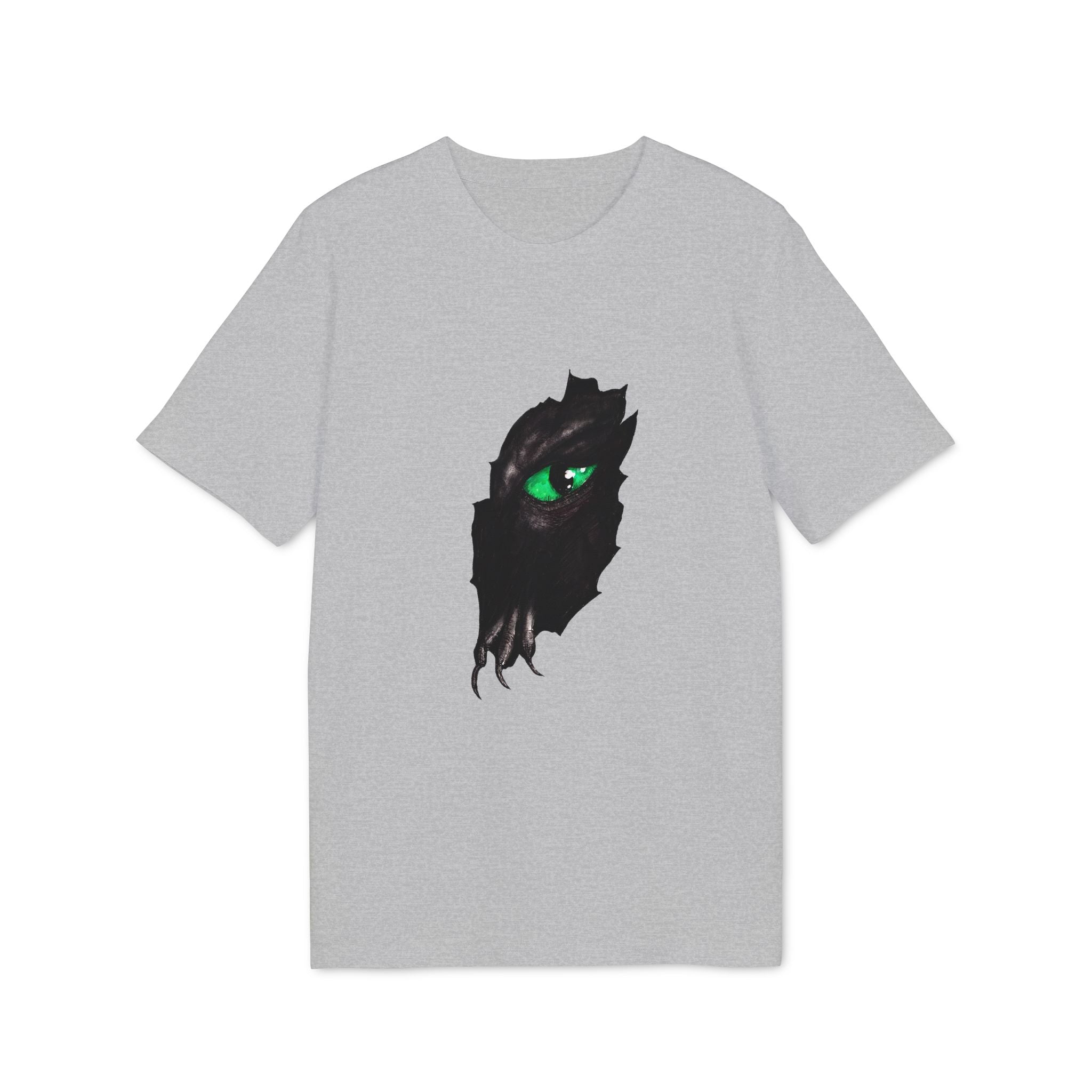 T-Shirt — Green Dragon Eye and Claw Graphic