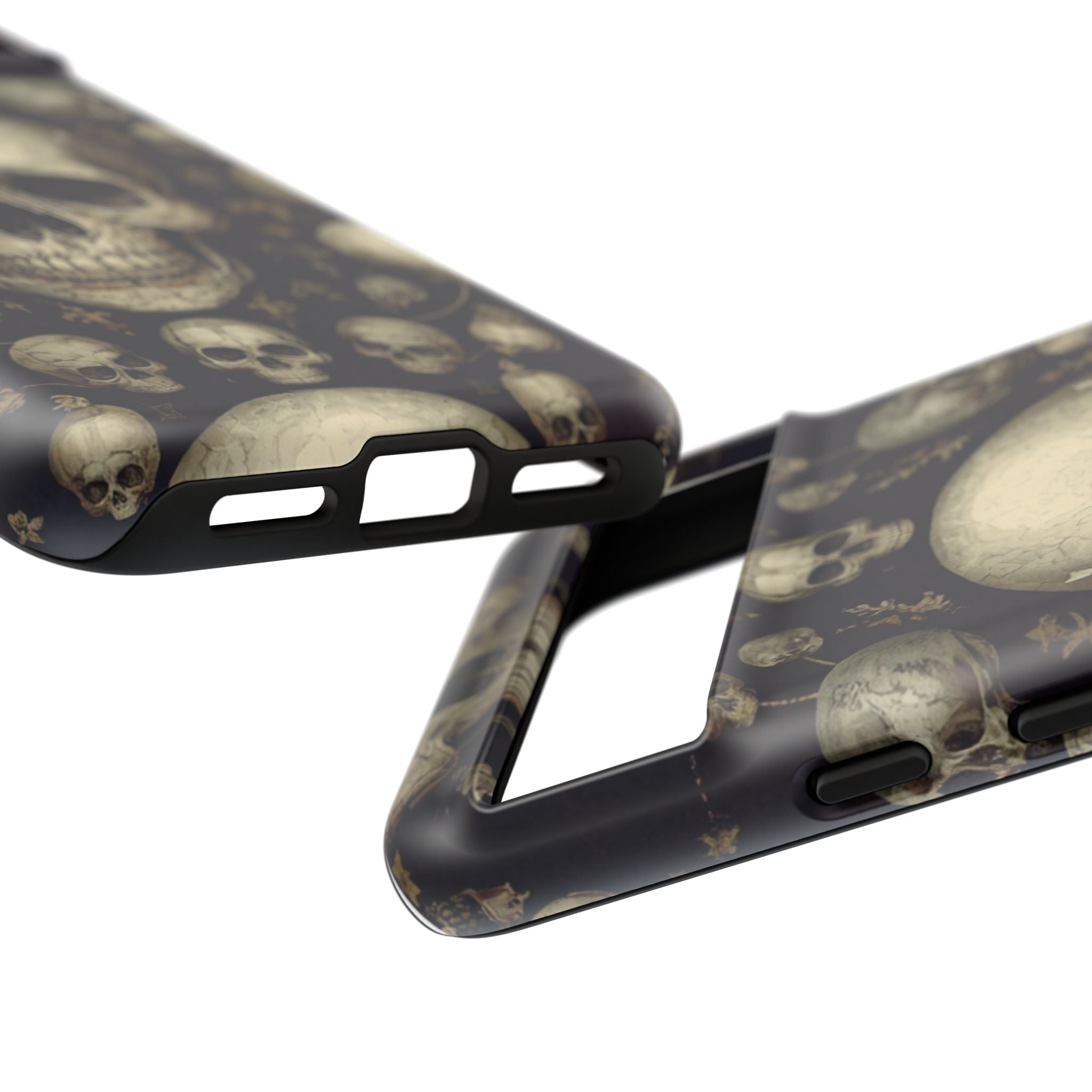 Skull Pattern Phone Case — Gothic Vintage Skull Design for iPhone