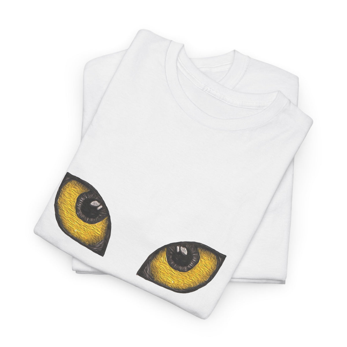 Amber Cat Eyes T-Shirt — Cat Eyes Graphic Tee