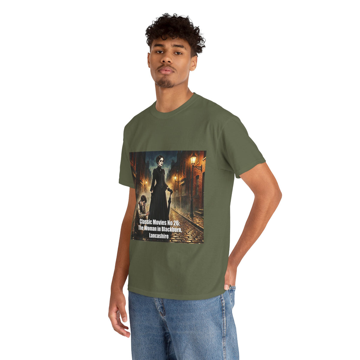The Woman in Blackburn Lancashire Tee | Humorous Movie Poster