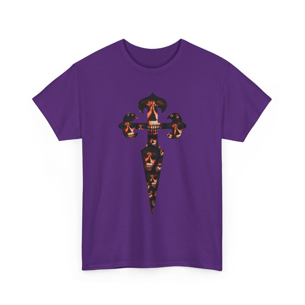 Celtic Skull Dagger Graphic Tee — Gothic Horror Print