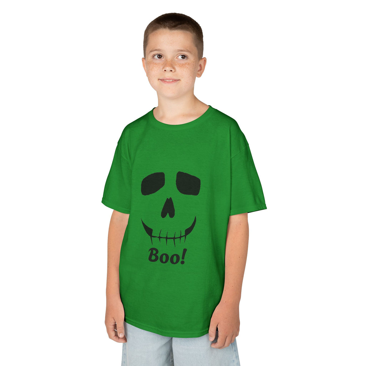 Kids Halloween 'Boo!' Skull Tee