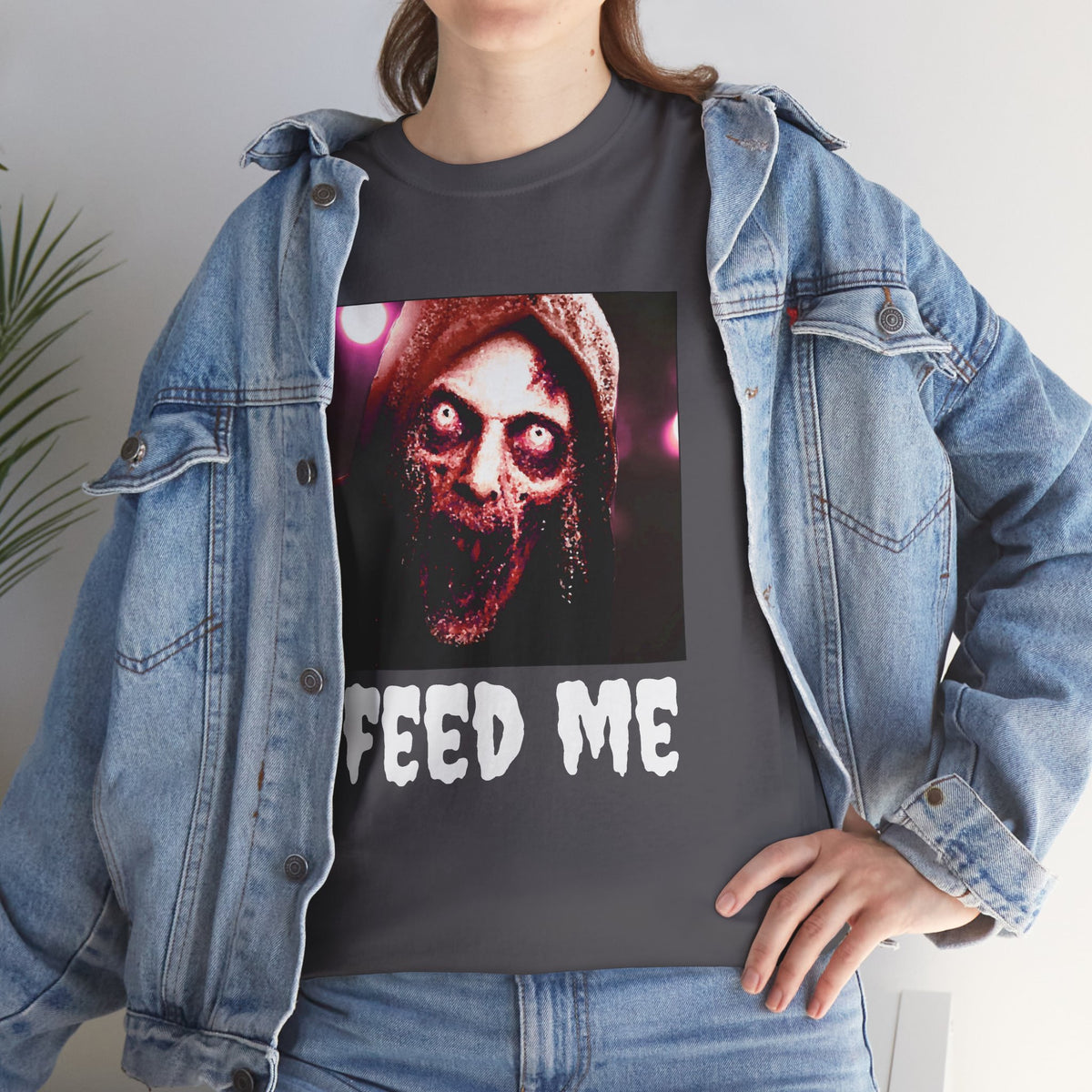 Zombie Horror 'Feed Me' Graphic Tee