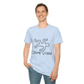 Crime Scene T-Shirt – Minimal Chalk Outline Graphic Tee