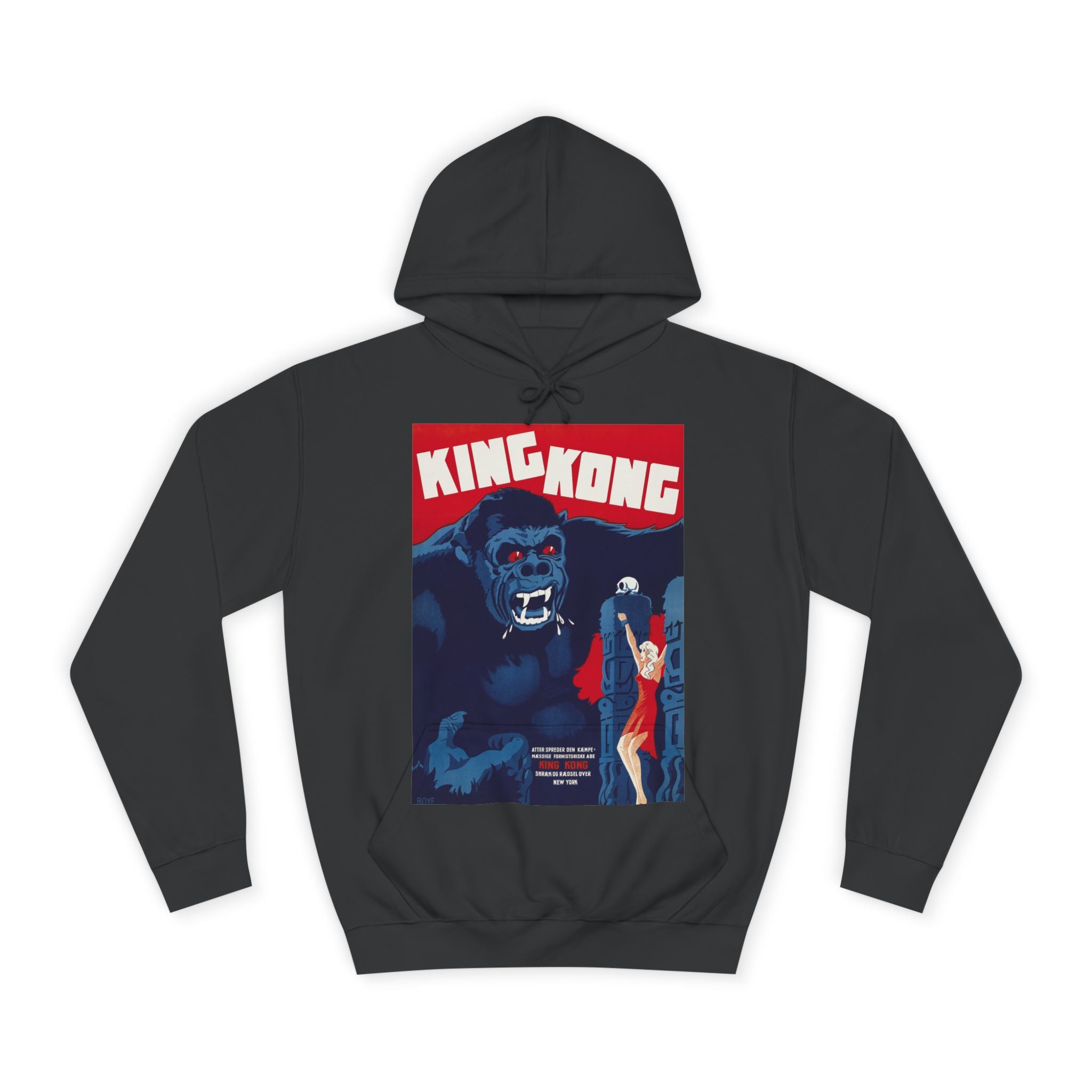 King Kong Retro Poster Hoodie — Vintage Monster Movie Sweatshirt