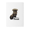 A5 Notebook — Vintage Pointing Officer Design “Don’t Be a Twat”