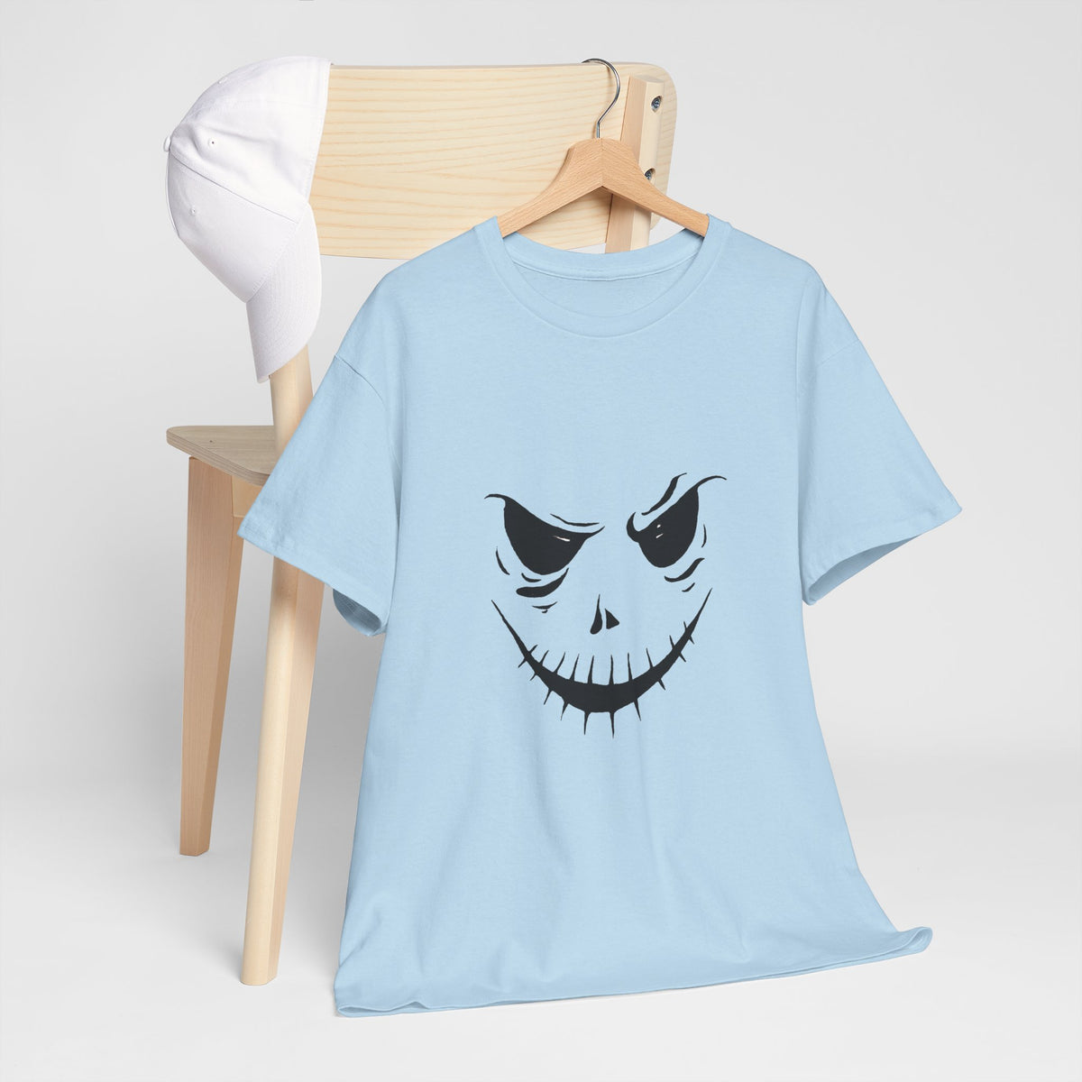 Spooky Grin T-Shirt — Jack Skellington-Inspired Halloween Tee