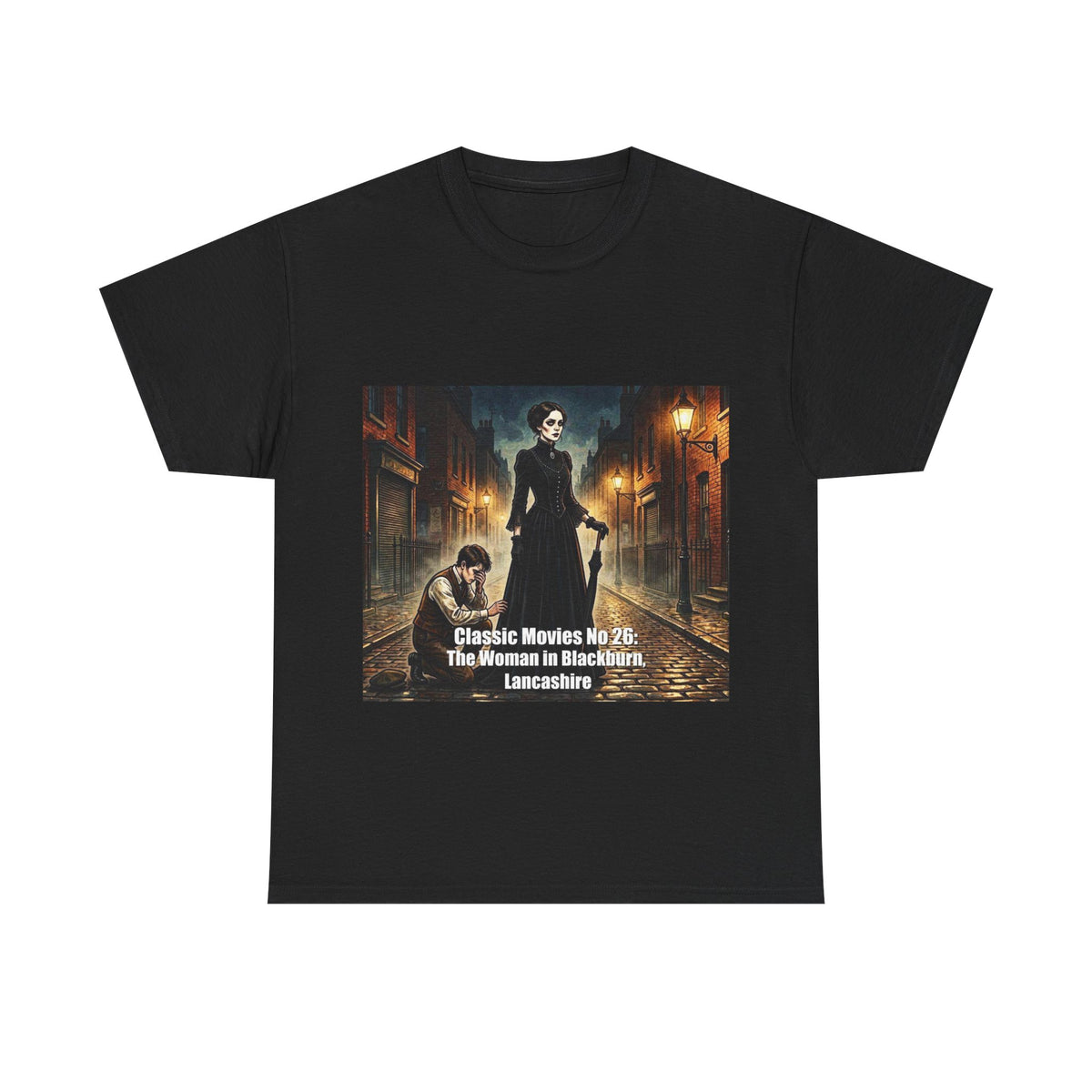 The Woman in Blackburn Lancashire Tee | Humorous Movie Poster