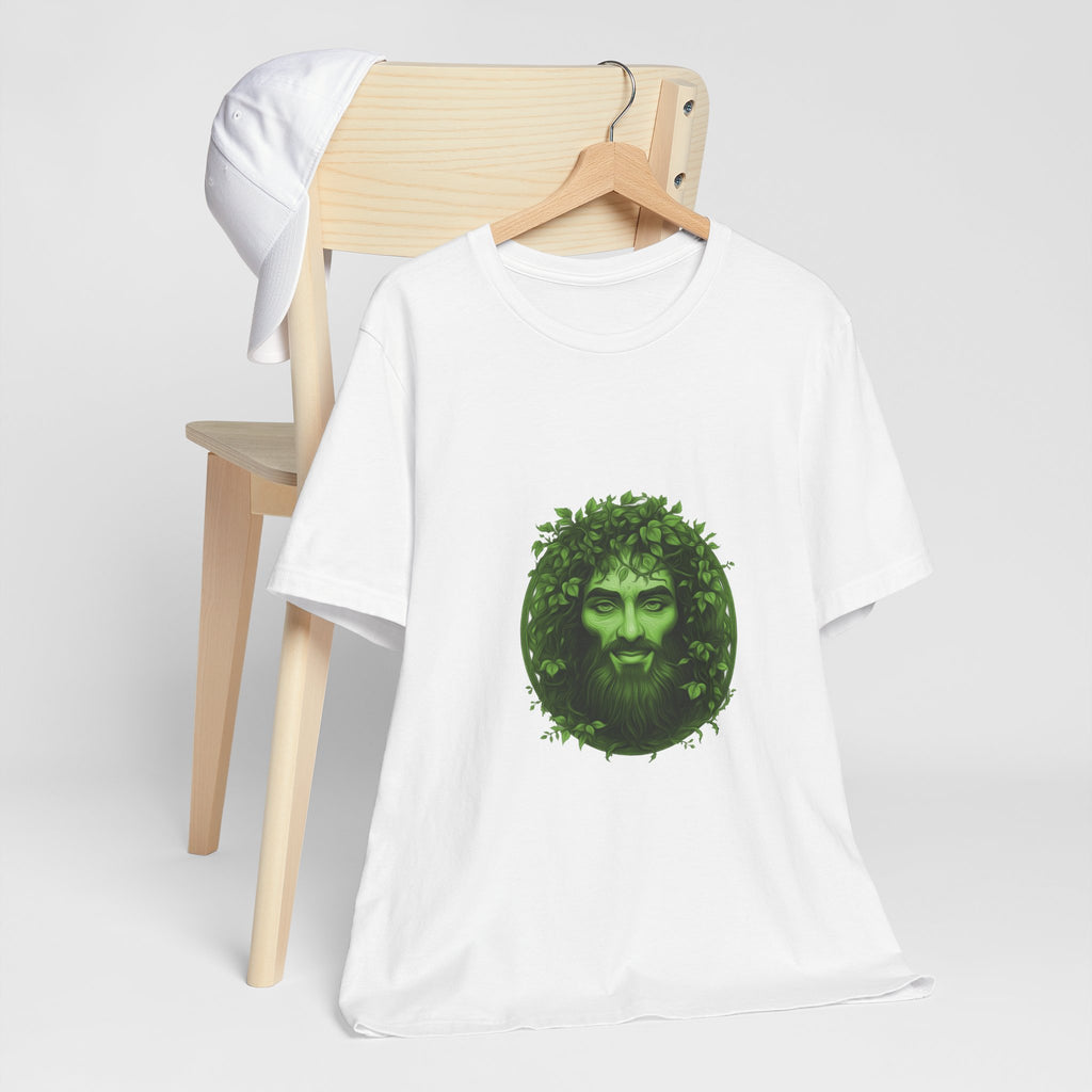 Green Man Nature T-Shirt — Celtic Forest Spirit Tee