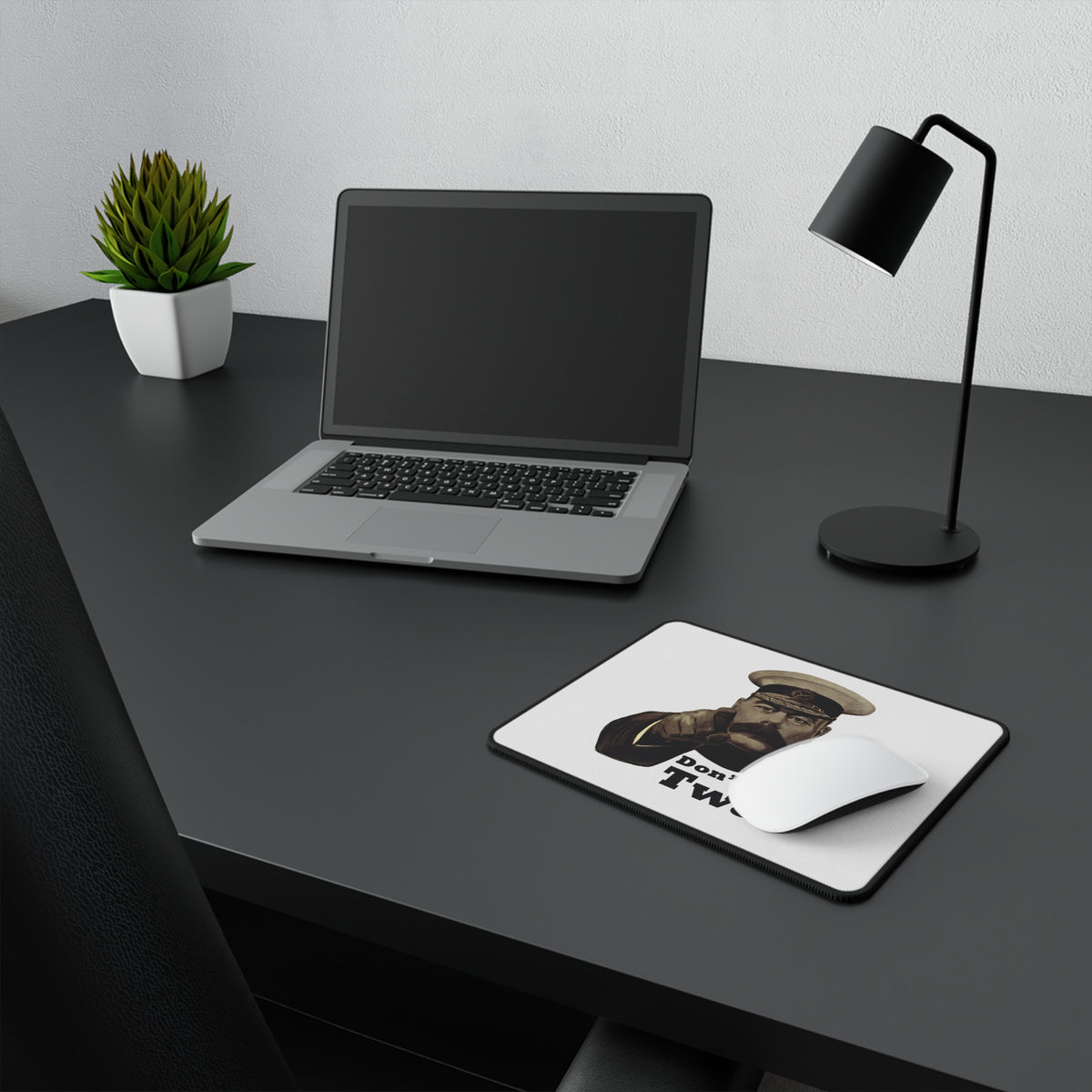 Don't Be a Twat Gaming Mouse Pad — Vintage Kitchener Recruiting Poster, Non‑Slip Desk Mat