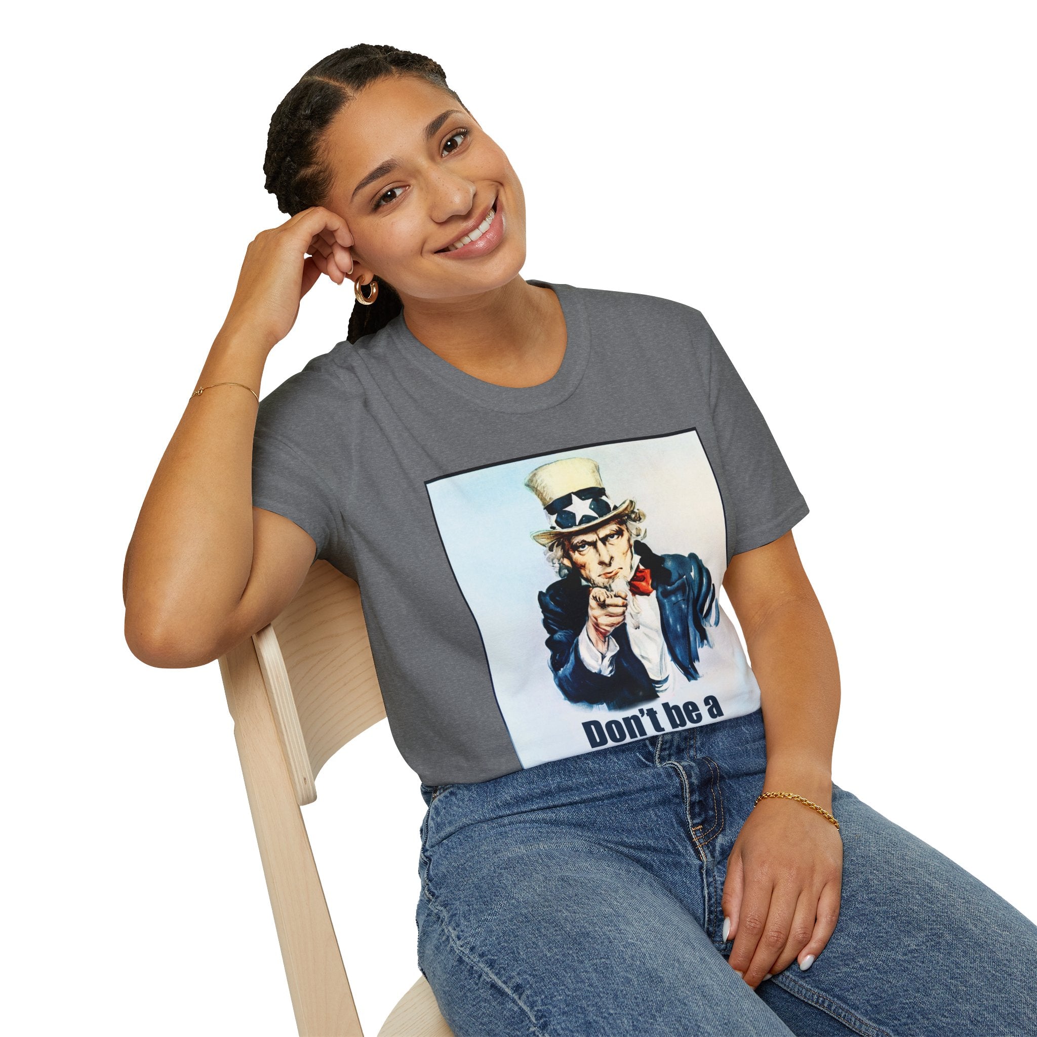 Uncle Sam Don't Be a Twat T-Shirt | Political Satire Tee