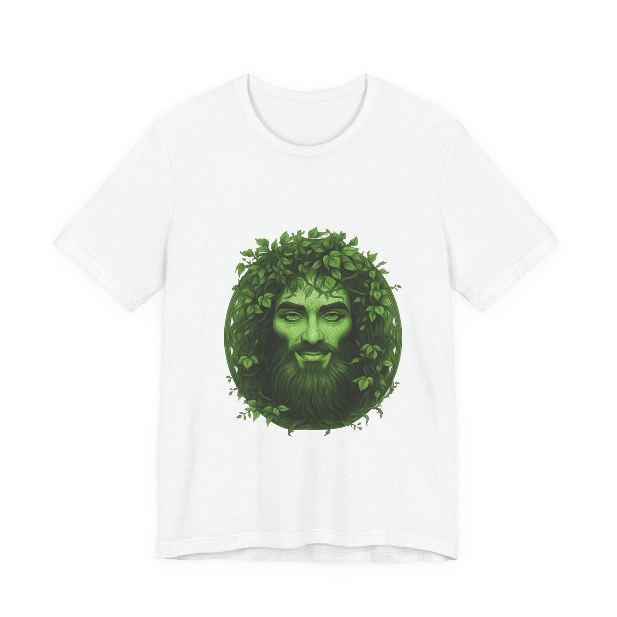 Green Man T-Shirt | Nature Spirit, Leaf Crown Folklore Tee