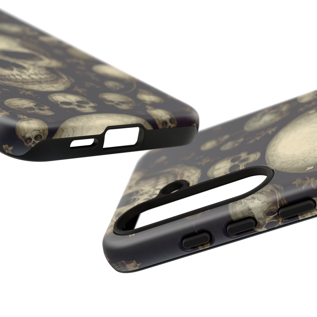Skull Pattern Phone Case — Gothic Vintage Skull Design for iPhone