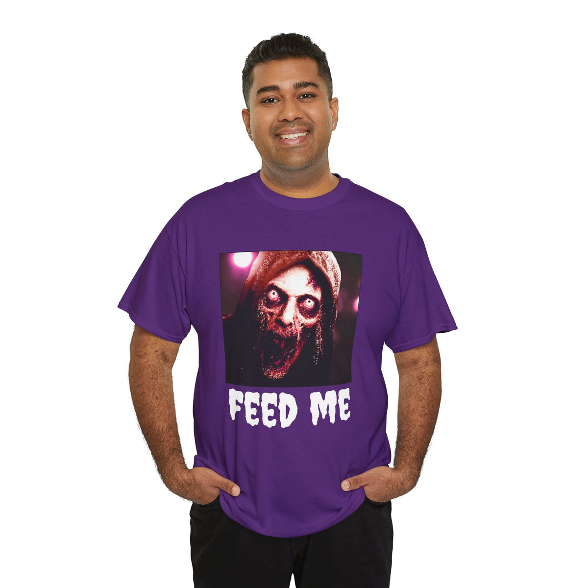 Zombie Horror 'Feed Me' Graphic Tee