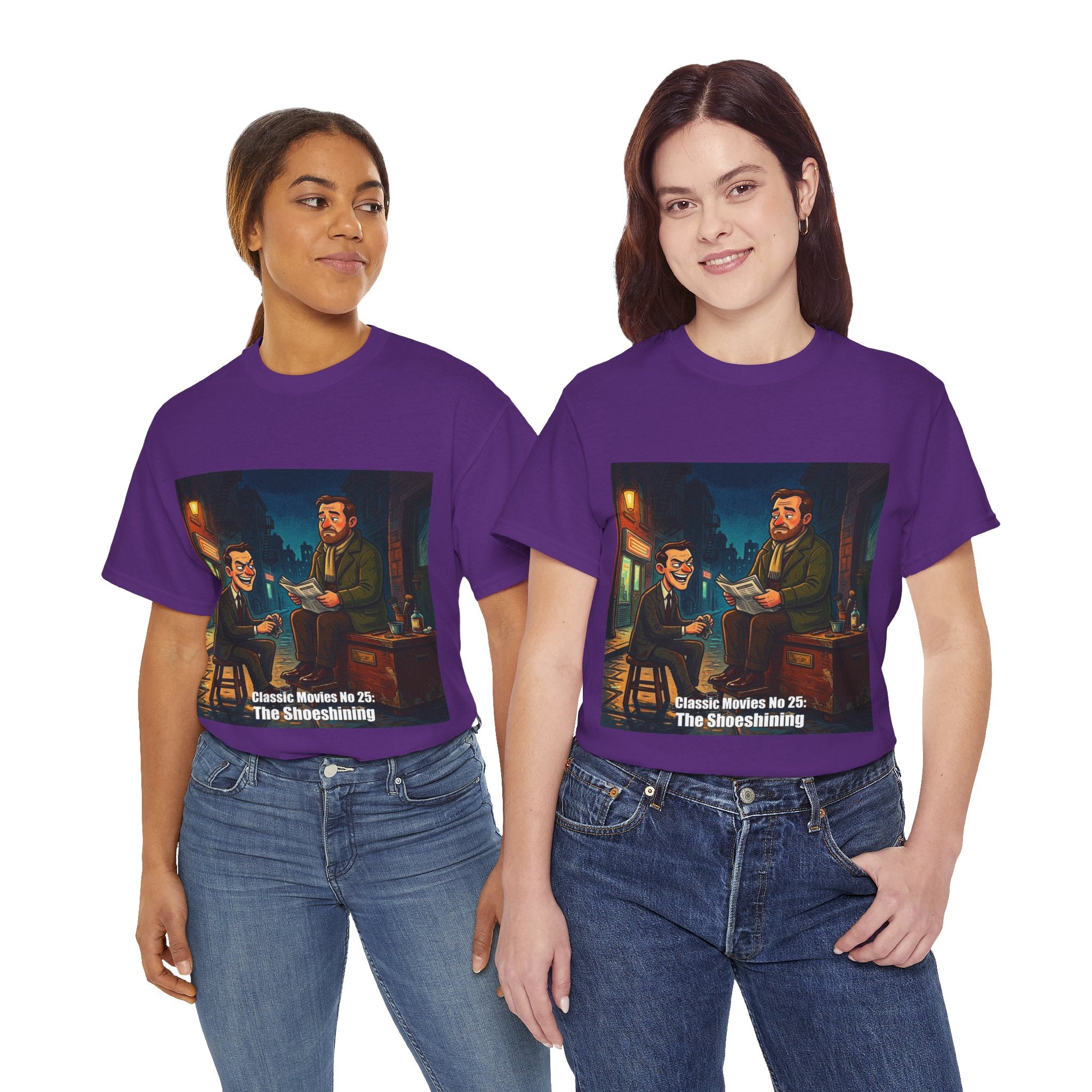 Classic Movies No. 25 “The Shoeshining” Retro Film Art Tee