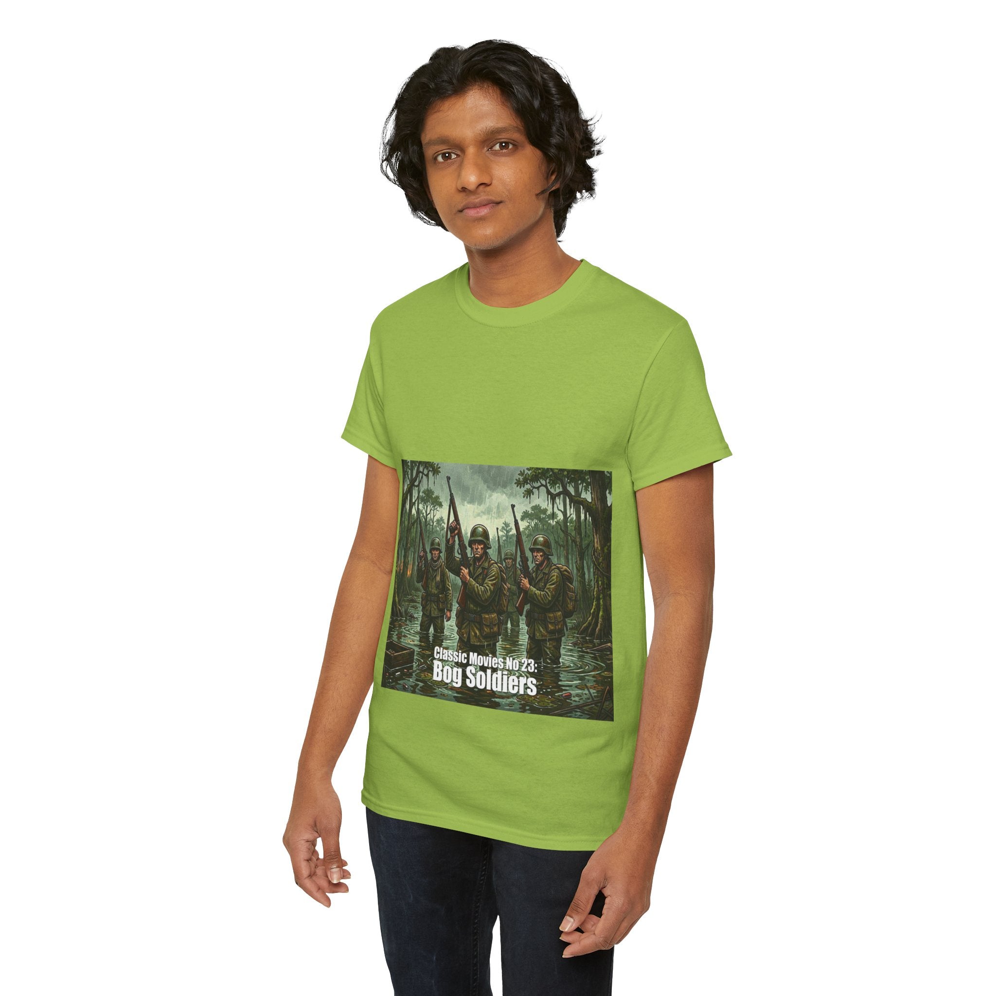 Classic Movies No 23 - Bog Soldiers T-Shirt — Parody Military Swamp Scene