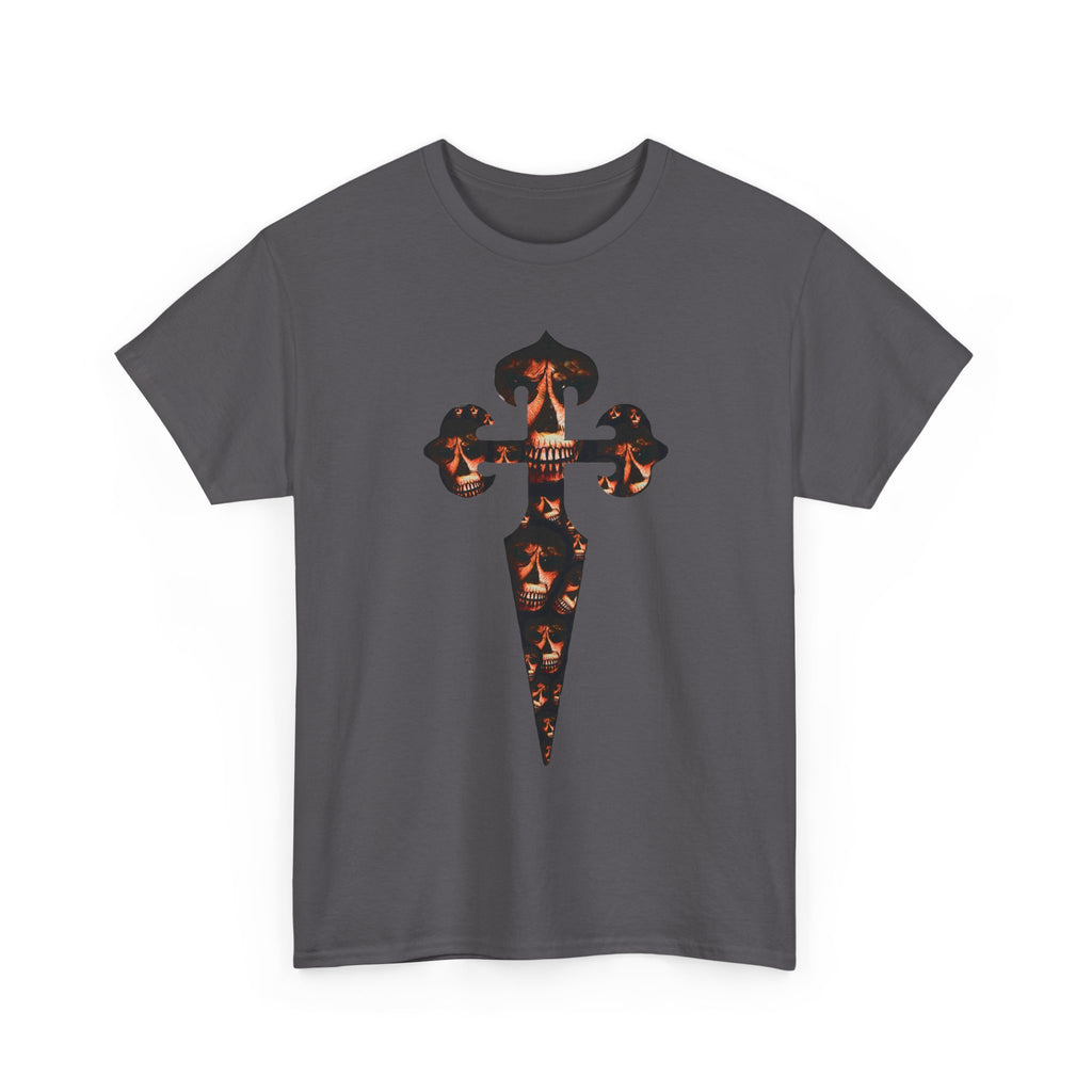 Celtic Skull Dagger Graphic Tee — Gothic Horror Print