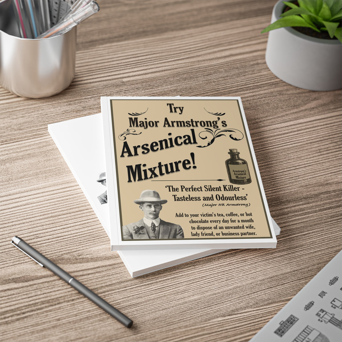Arsenical Mixture Vintage Ad A5 Softcover Notebook