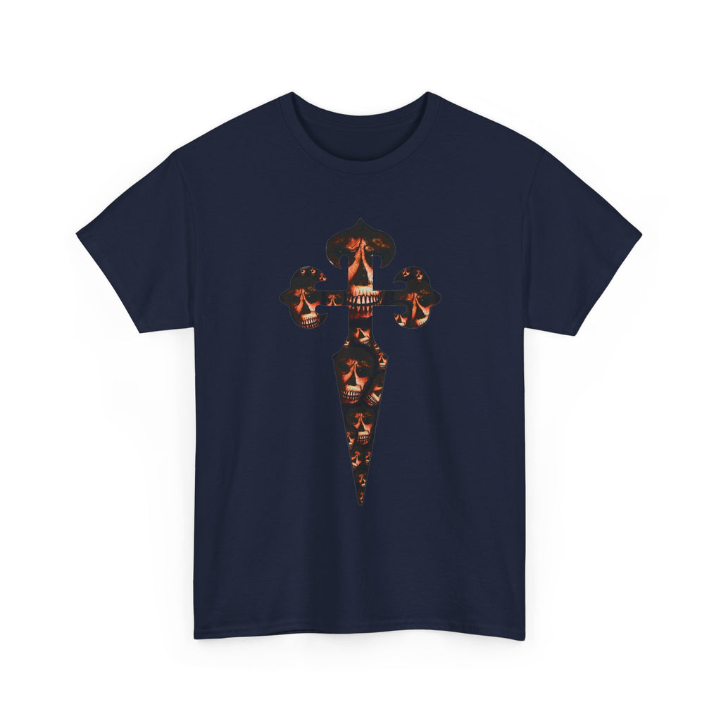 Celtic Skull Dagger Graphic Tee — Gothic Horror Print