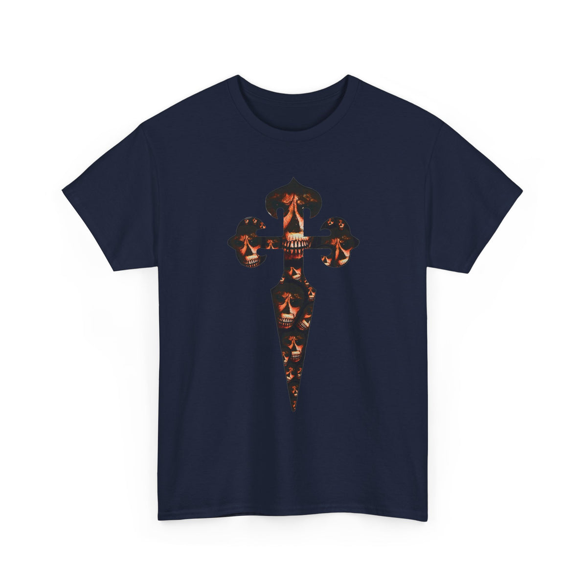 Celtic Skull Dagger Graphic Tee — Gothic Horror Print