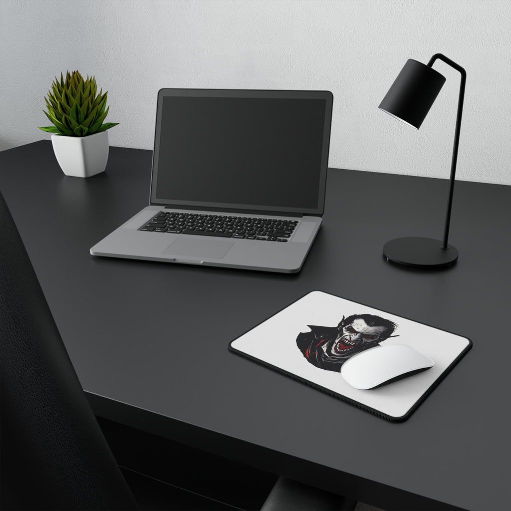 Snarling Vampire Graphic Non-Slip Gaming Mouse Pad – Gothic Vampire Head Design