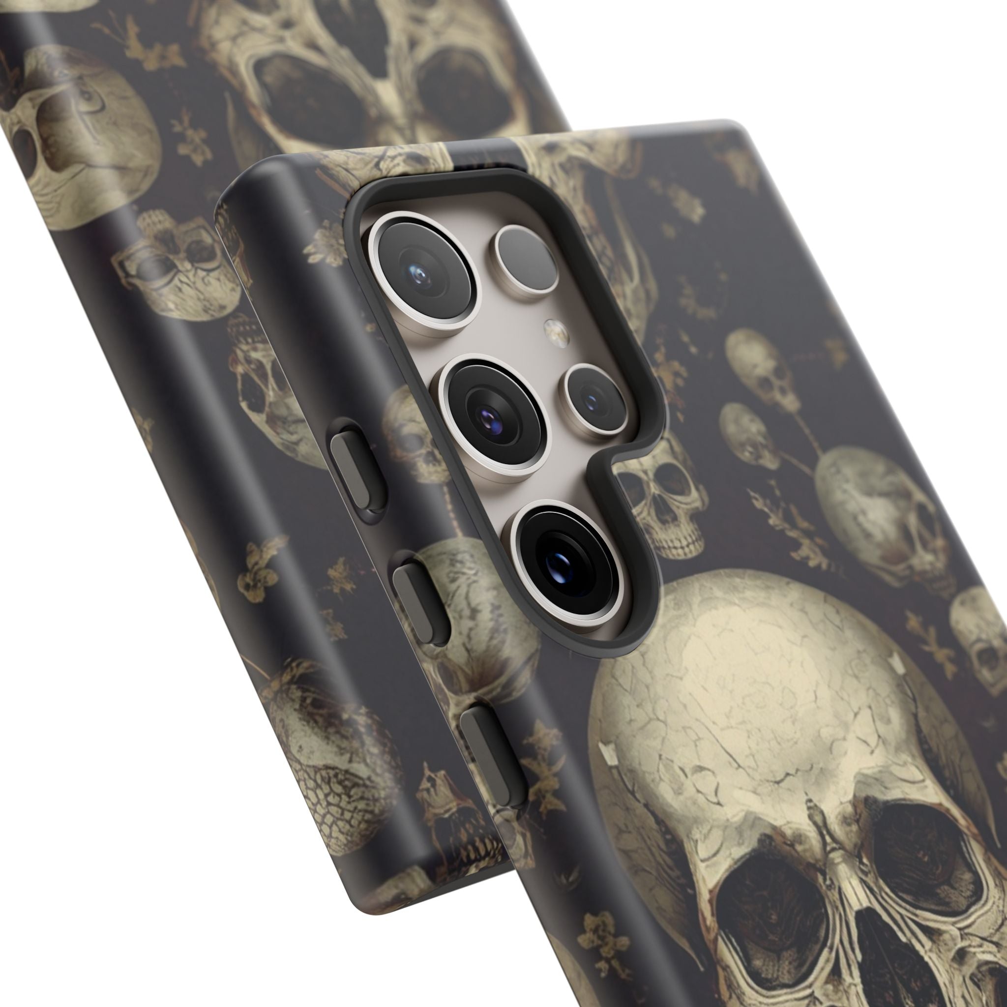 Skull Pattern Phone Case — Gothic Vintage Skull Design for iPhone