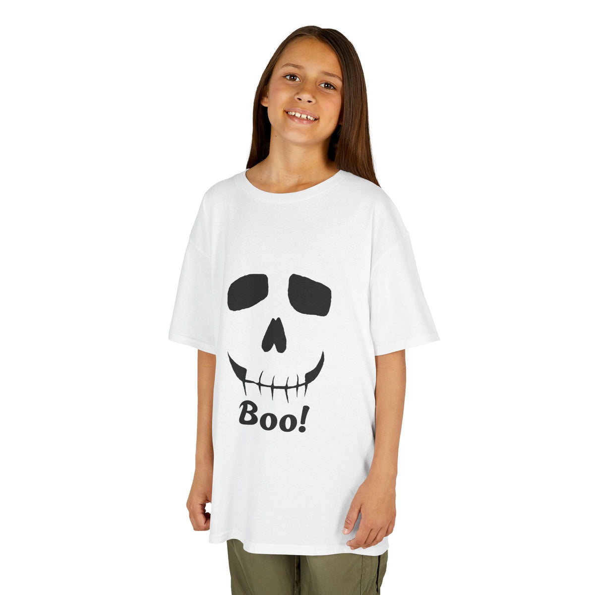 Kids Halloween 'Boo!' Skull Tee