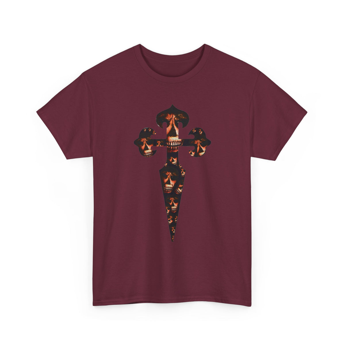 Celtic Skull Dagger Graphic Tee — Gothic Horror Print