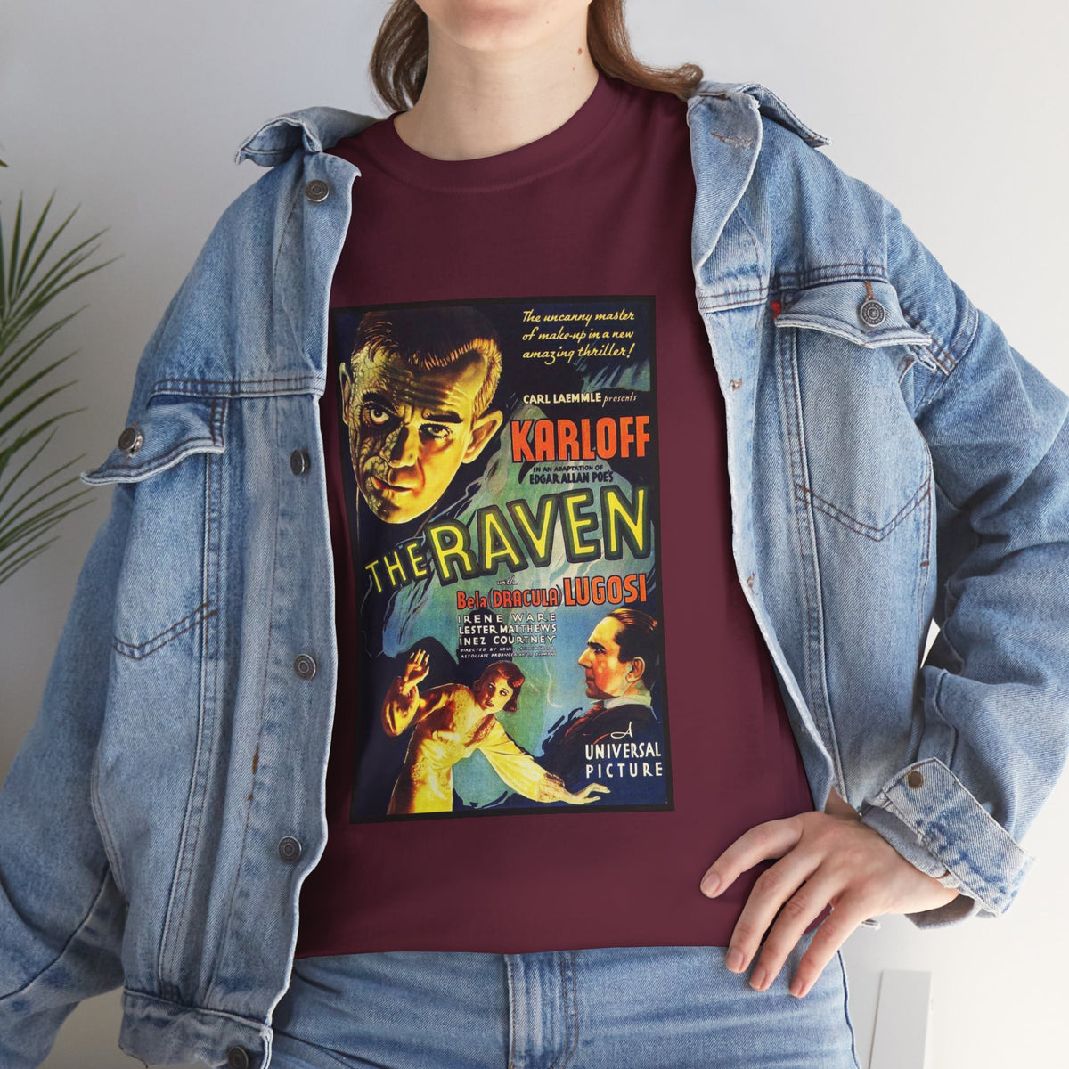 The Raven Vintage Horror Movie Poster T-Shirt