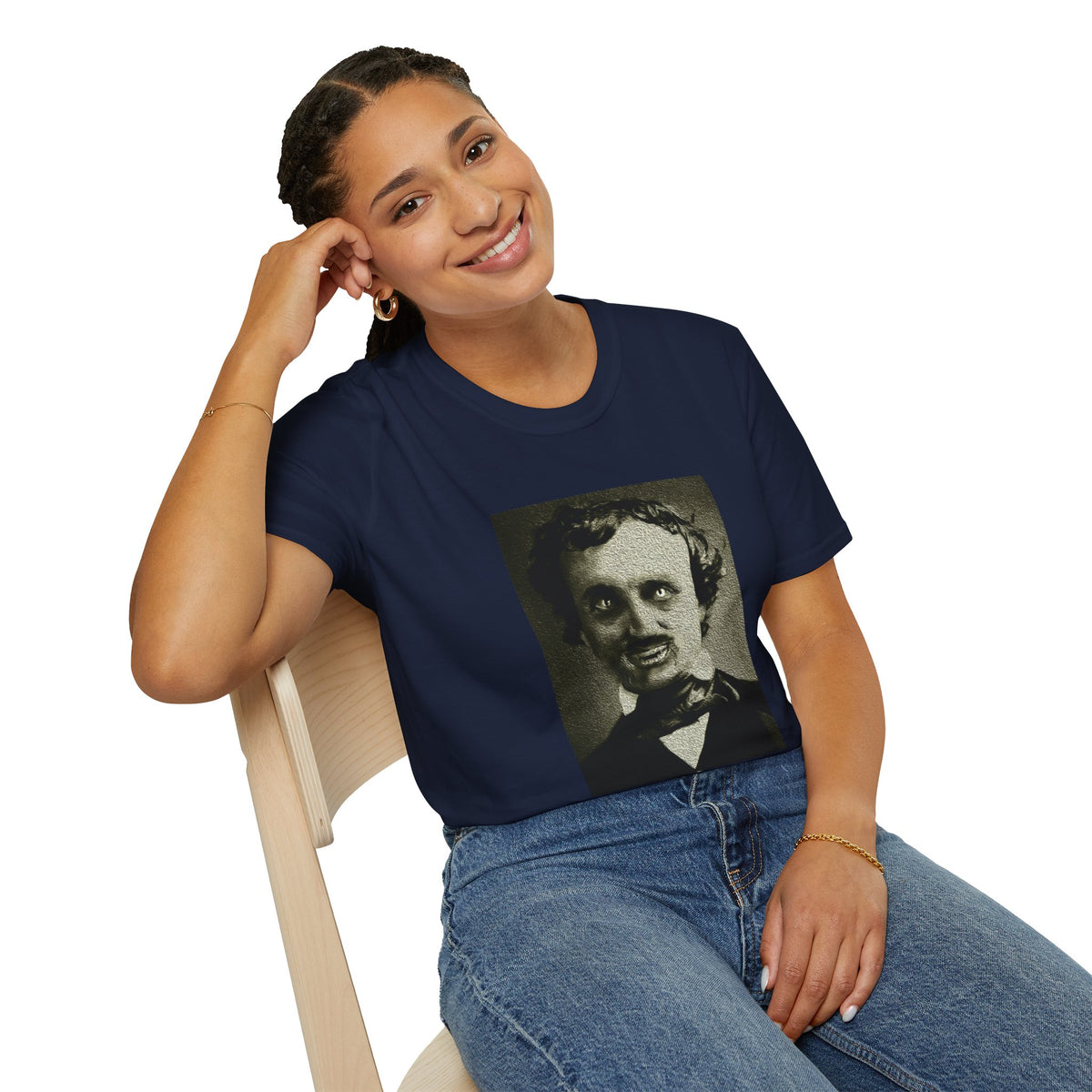 Edgar Allan Poe Vampire Portrait T-Shirt