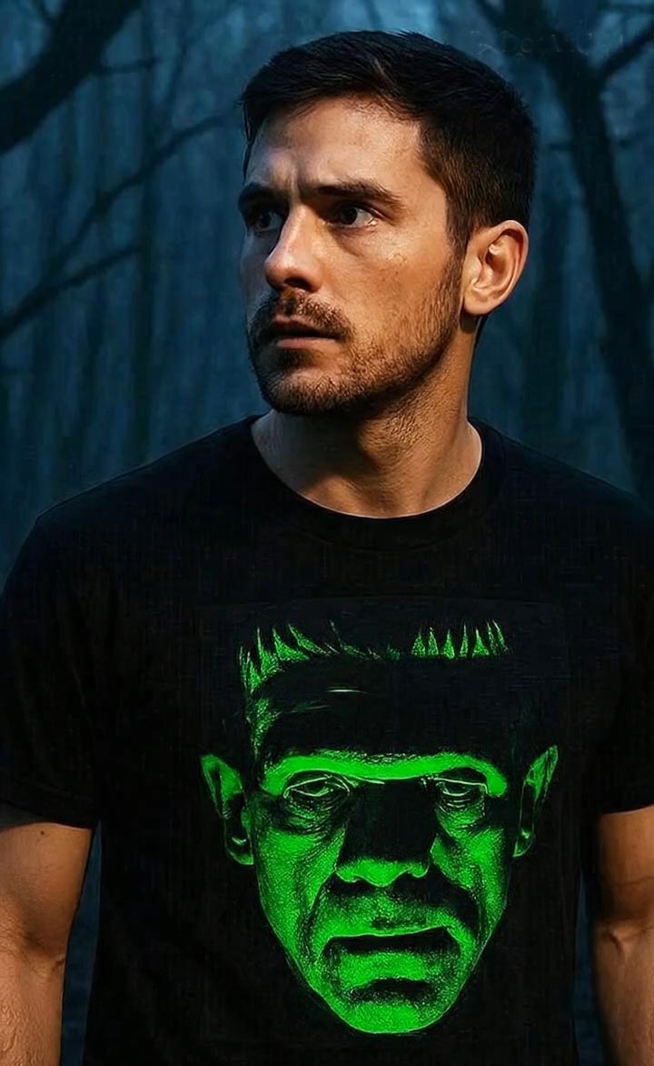 Frankenstein Graphic T-Shirt — Horror Monster Tee for Halloween